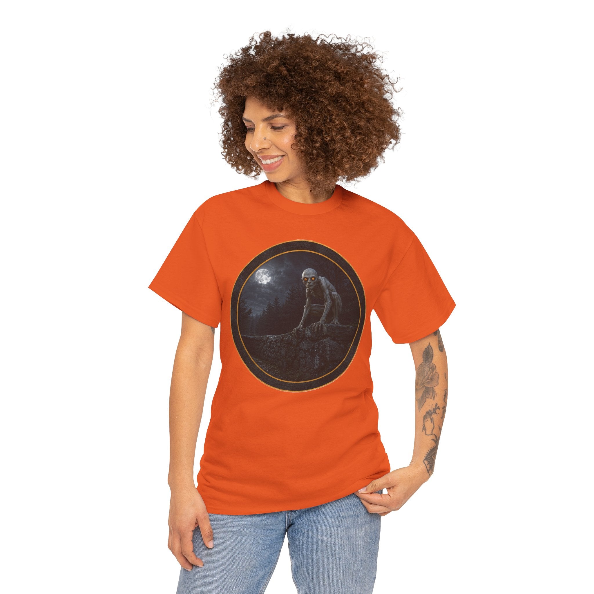 The Dover Demon - Still out there - Gothic Moonlit Stranger Graphic T‑Shirt