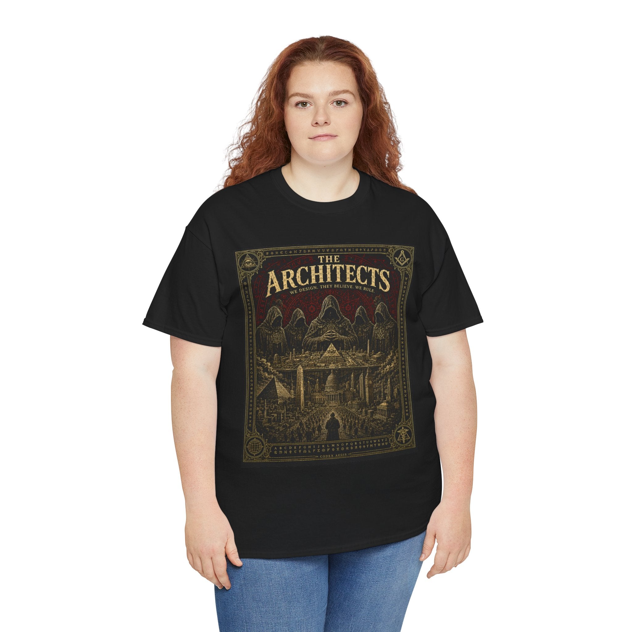 The Architects – Illuminati Freemason New World Order Conspiracy Graphic T-Shirt