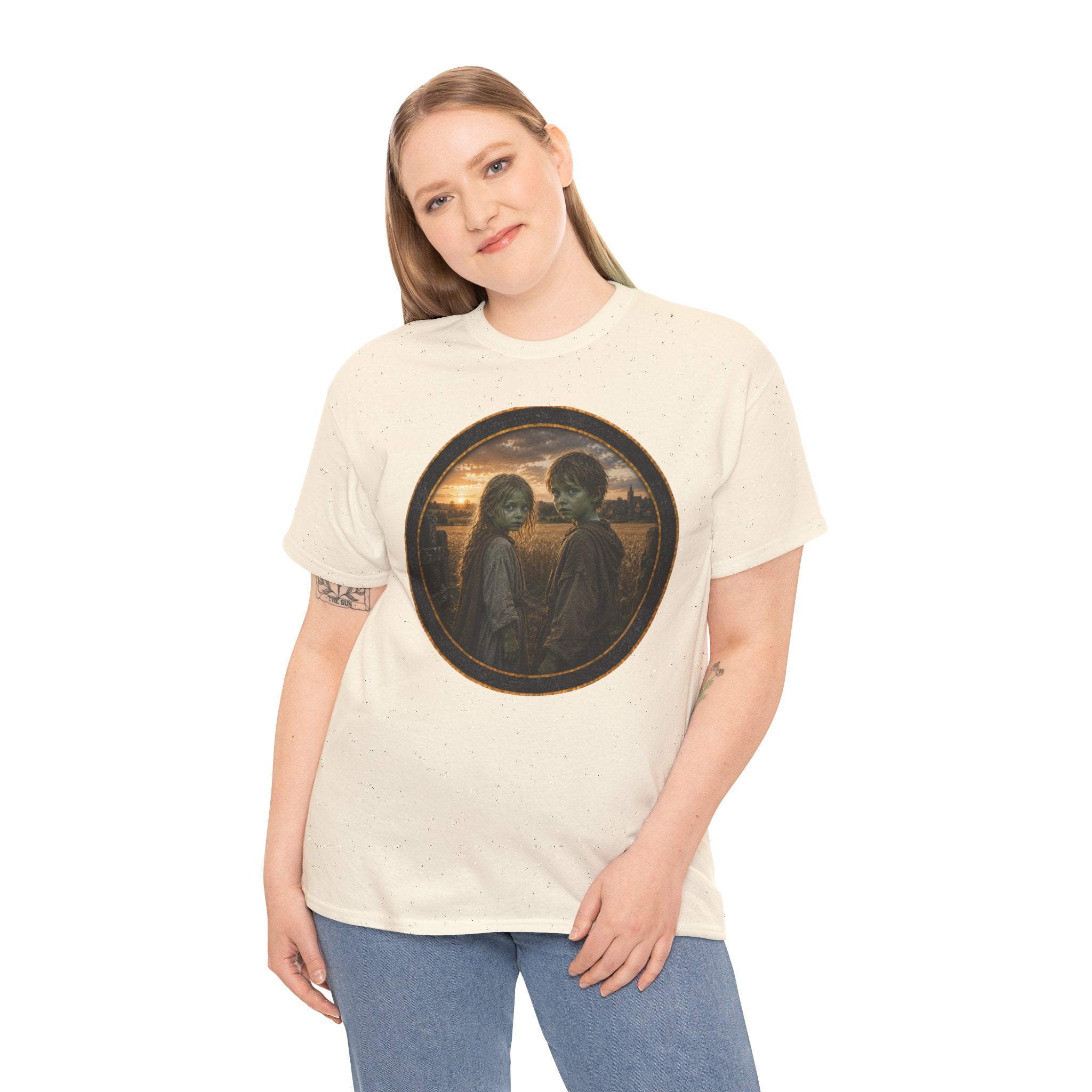 The Green Children of Woolpit Tee - Medieval English Legend Tee