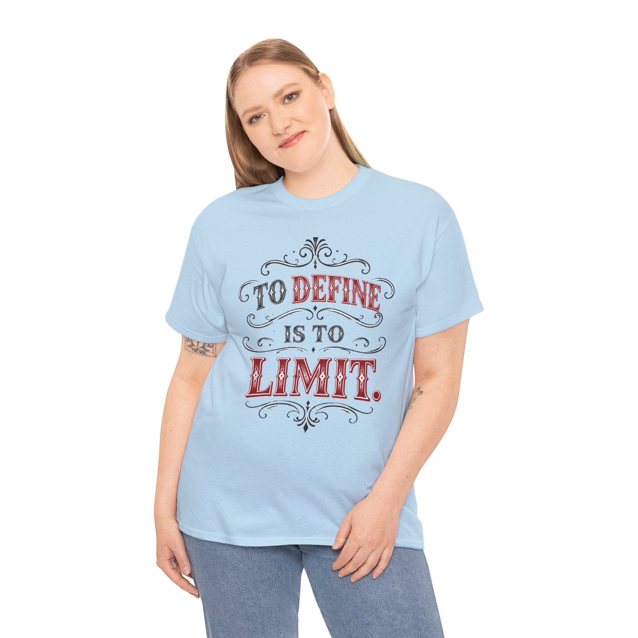 To Define Is To Limit T-Shirt | Oscar Wilde Quote Tee | Unisex Vintage Victorian Typography