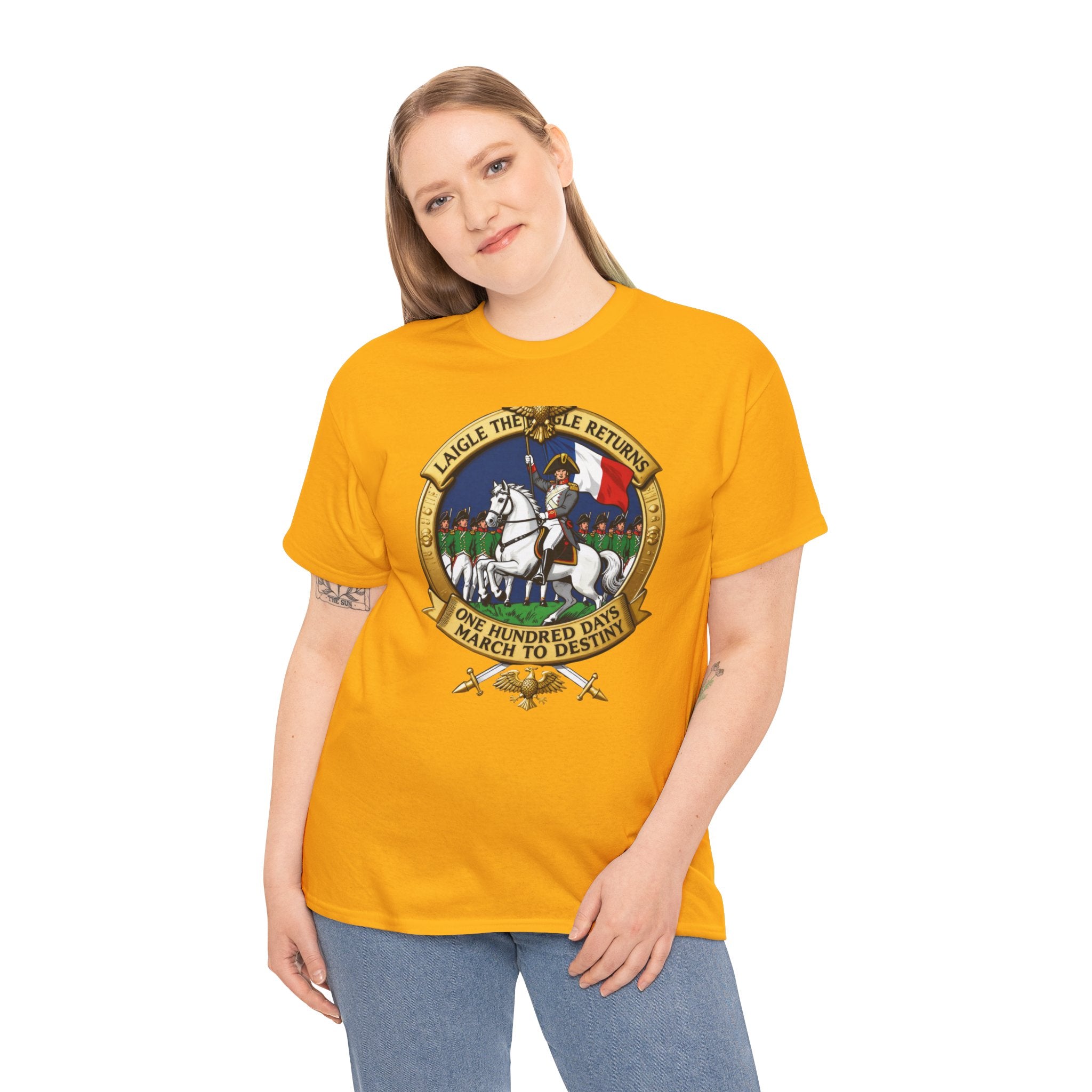 La Belle Alliance — June 18th 1815 T-Shirt | Where Enemies Became Allies | Wellington & Blücher Waterloo Meeting | Napoleonic Wars Heritage Graphic Tee