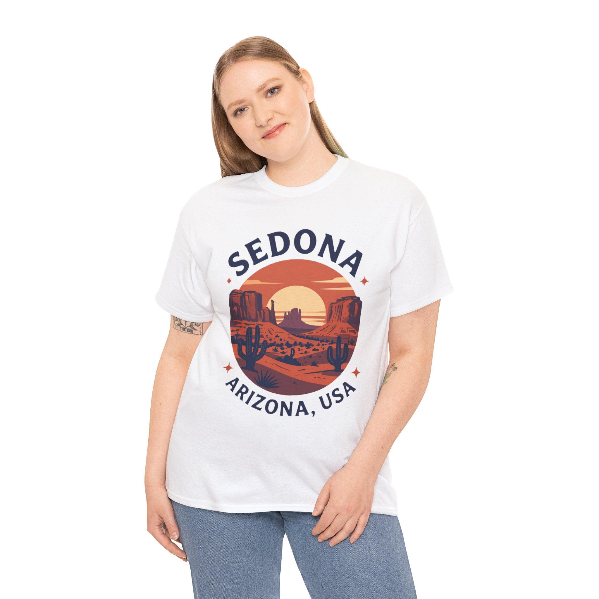 Sedona Arizona Sunset T-Shirt — Desert Landscape Tee