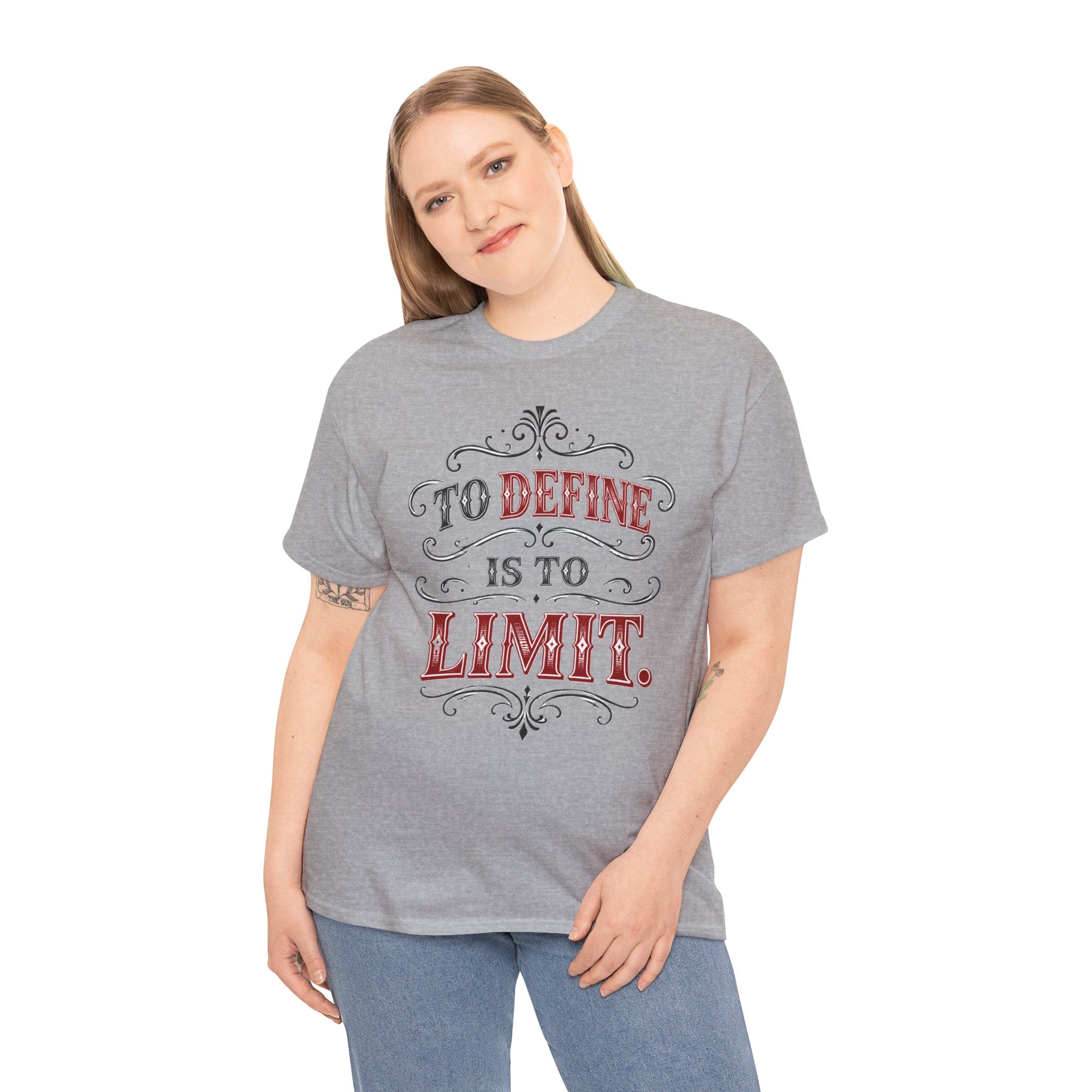 To Define Is To Limit T-Shirt | Oscar Wilde Quote Tee | Unisex Vintage Victorian Typography