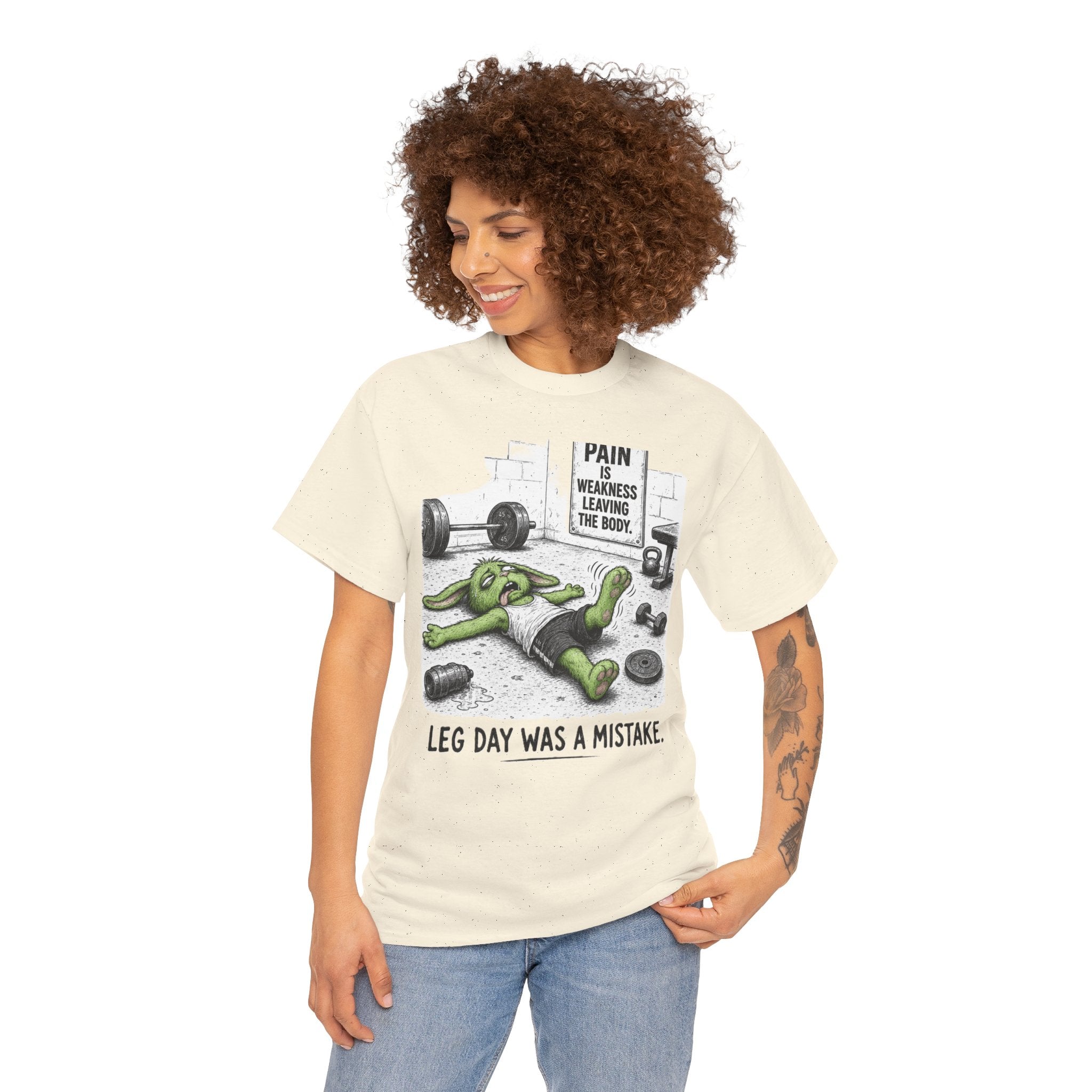 Leg Day Was a Mistake Gym T‑Shirt