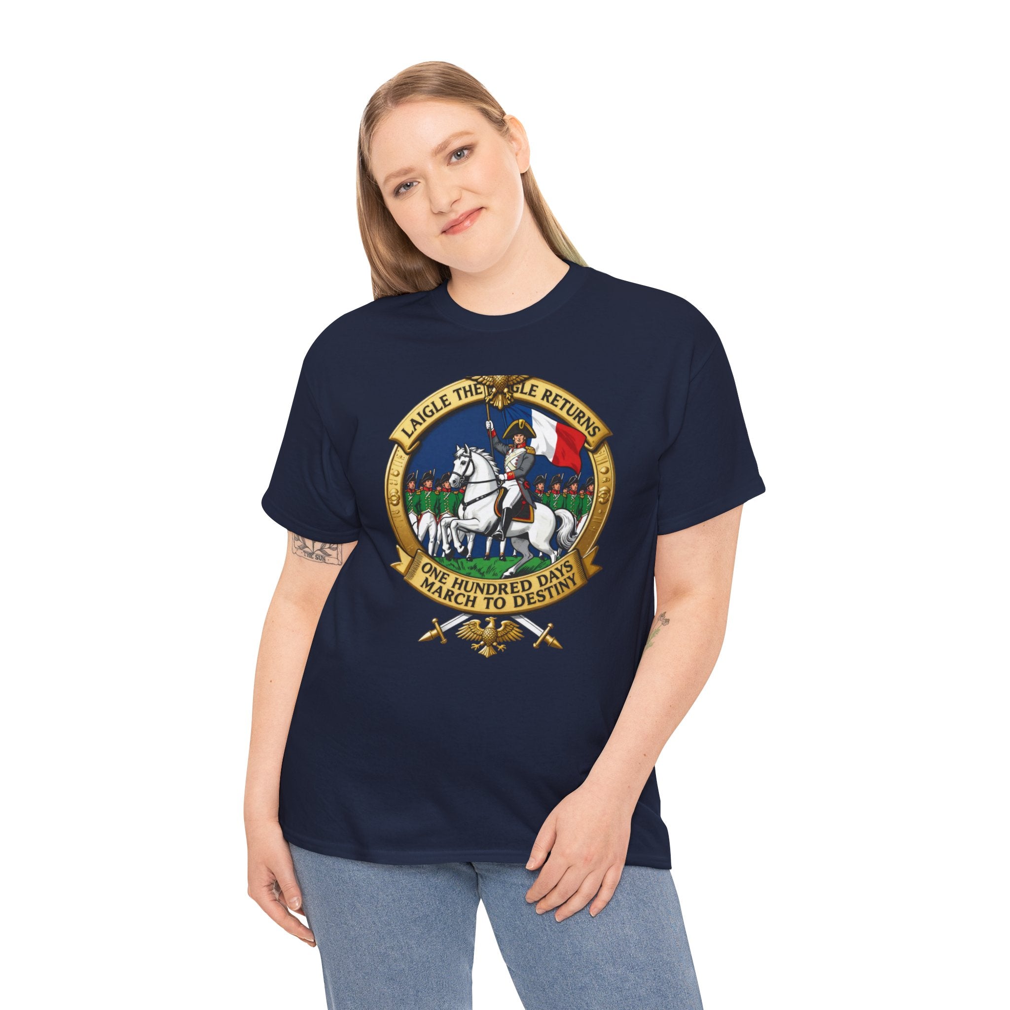 La Belle Alliance — June 18th 1815 T-Shirt | Where Enemies Became Allies | Wellington & Blücher Waterloo Meeting | Napoleonic Wars Heritage Graphic Tee