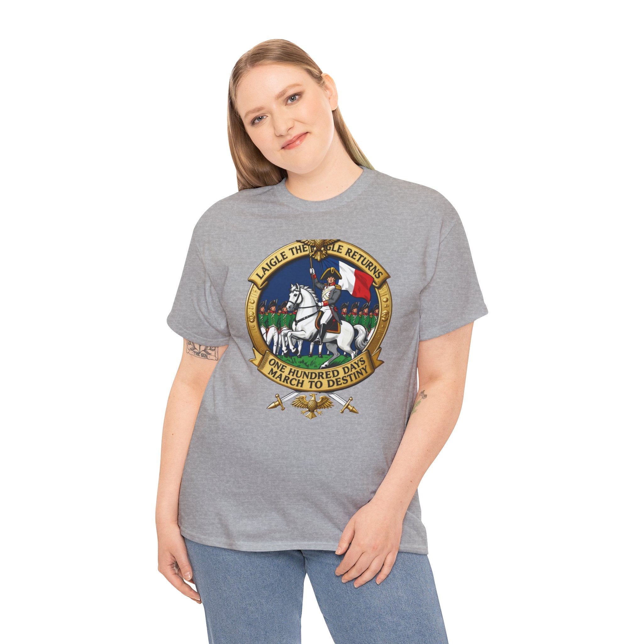 La Belle Alliance — June 18th 1815 T-Shirt | Where Enemies Became Allies | Wellington & Blücher Waterloo Meeting | Napoleonic Wars Heritage Graphic Tee