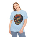 Vintage Space Rocket T‑Shirt — "Starcruiser VERTEX" Retro Sci‑Fi Tee