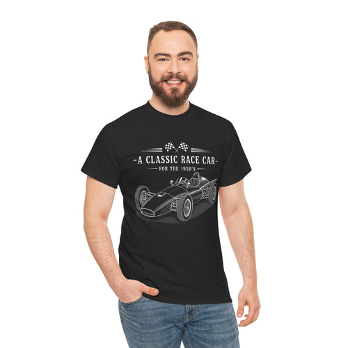 Classic Race Car T-Shirt – Vintage Open-Wheel Racing Graphic