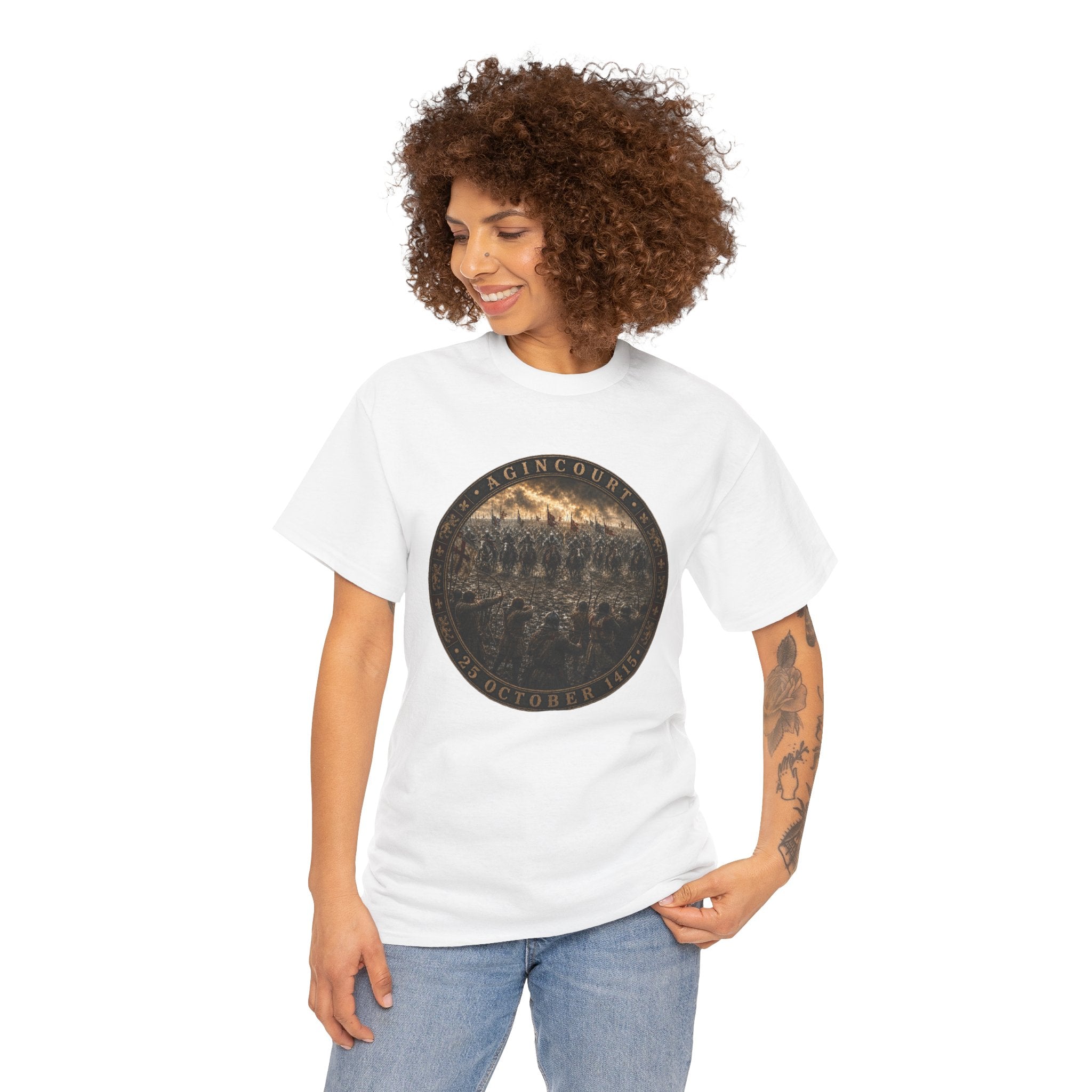 They Came in Their Thousands — Agincourt 1415 Graphic T-Shirt
