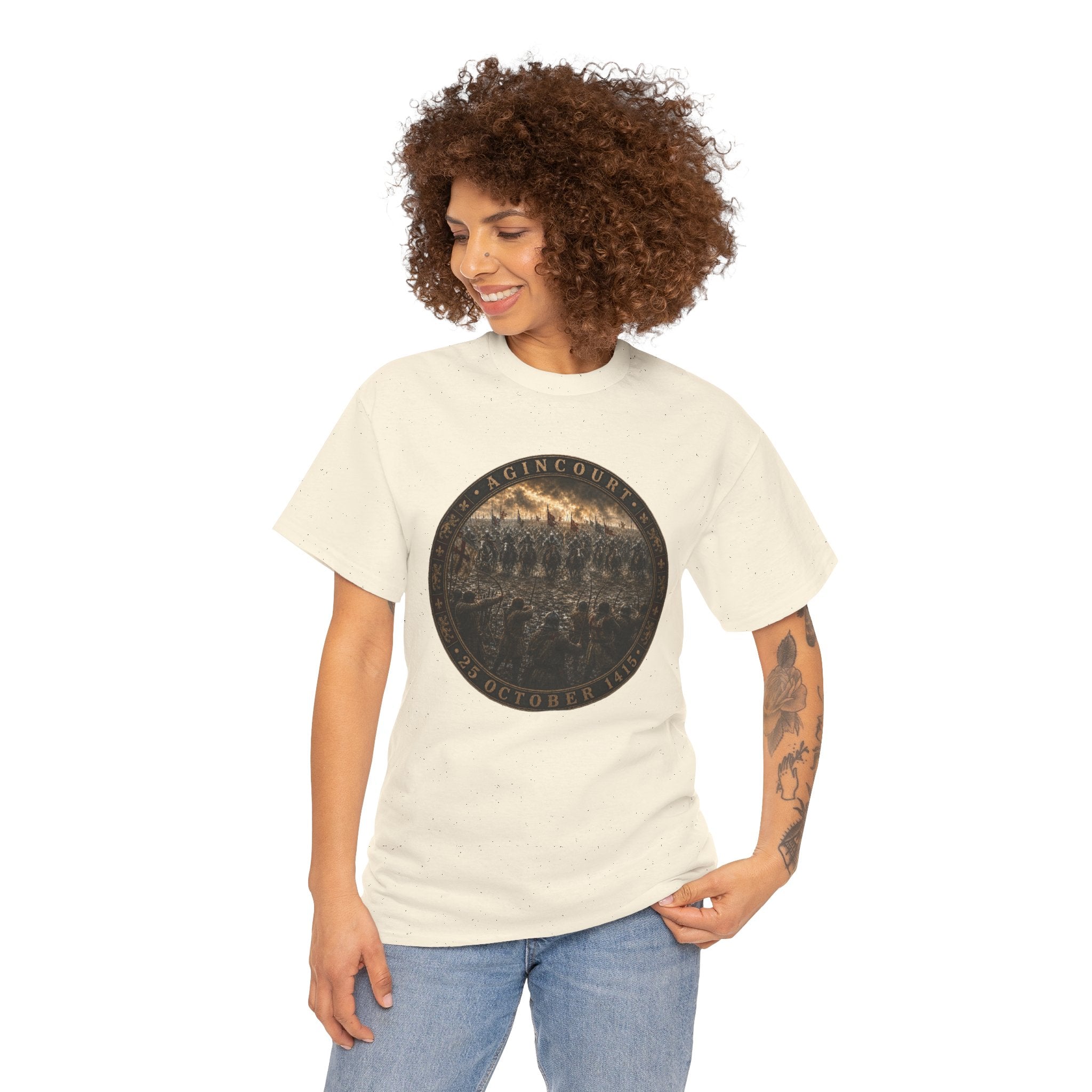 They Came in Their Thousands — Agincourt 1415 Graphic T-Shirt