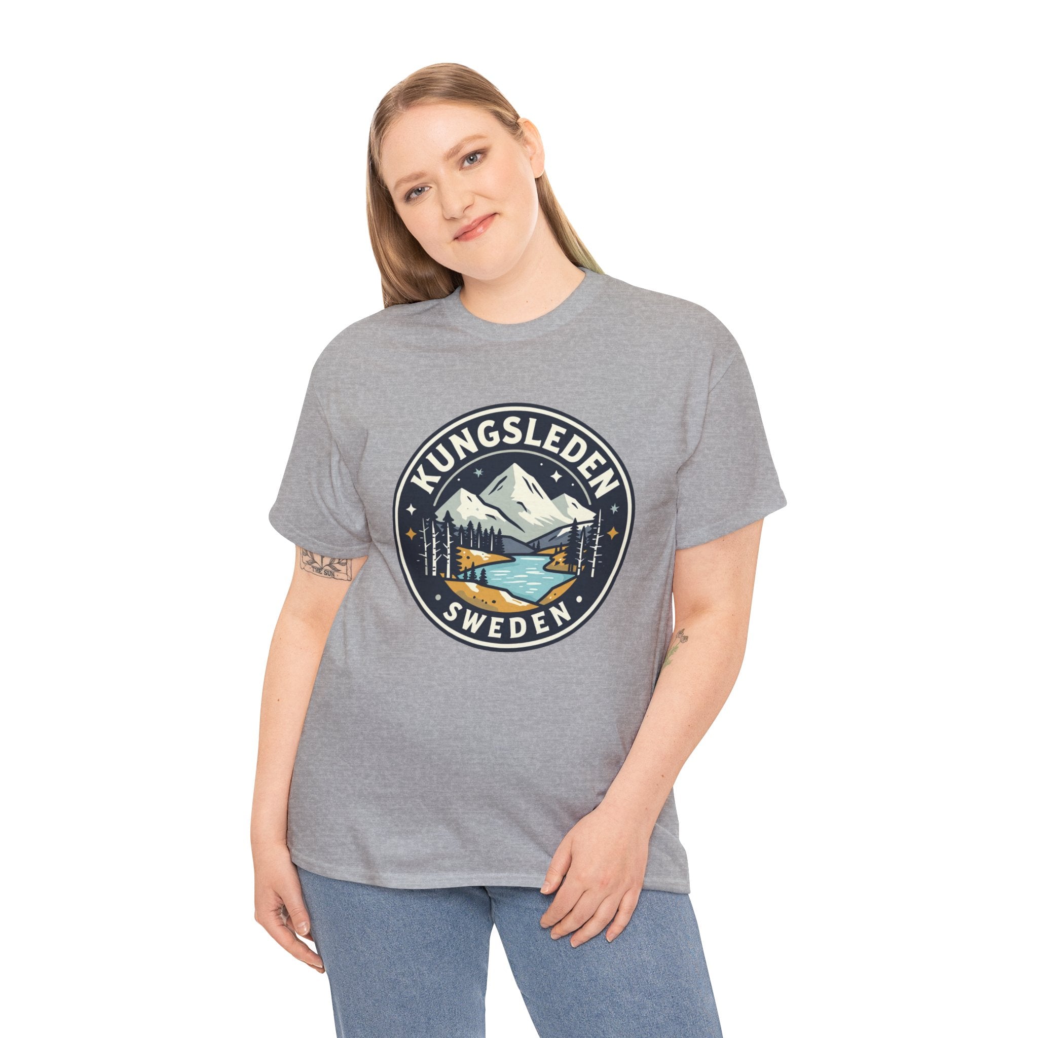 Kungsleden Sweden Hiking Badge T-Shirt