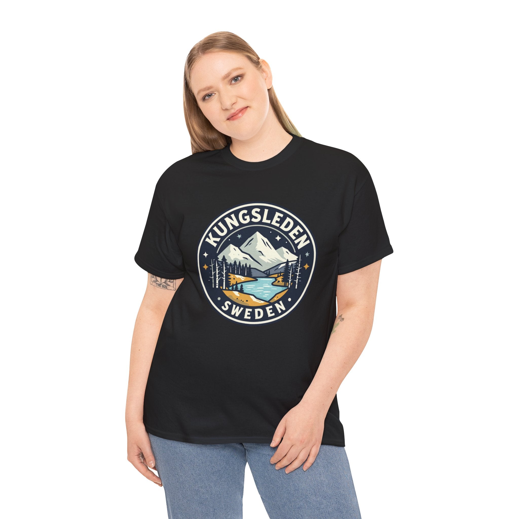 Kungsleden Sweden Hiking Badge T-Shirt