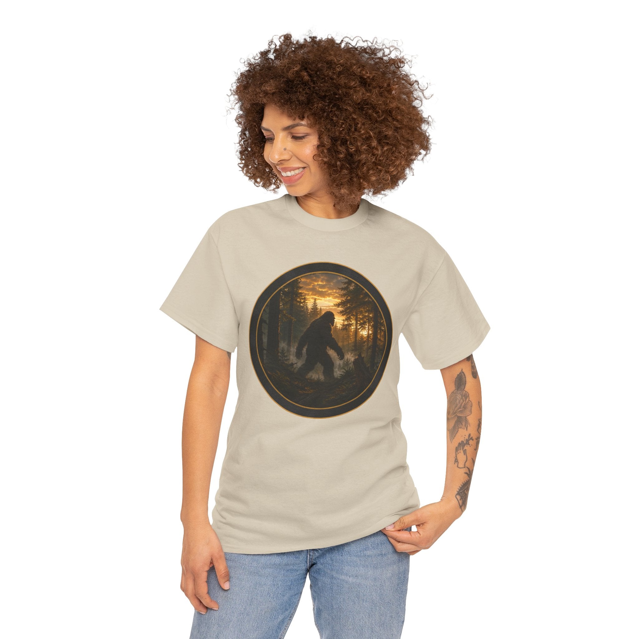 Still Out There – Bigfoot Sasquatch Forest Graphic T-Shirt