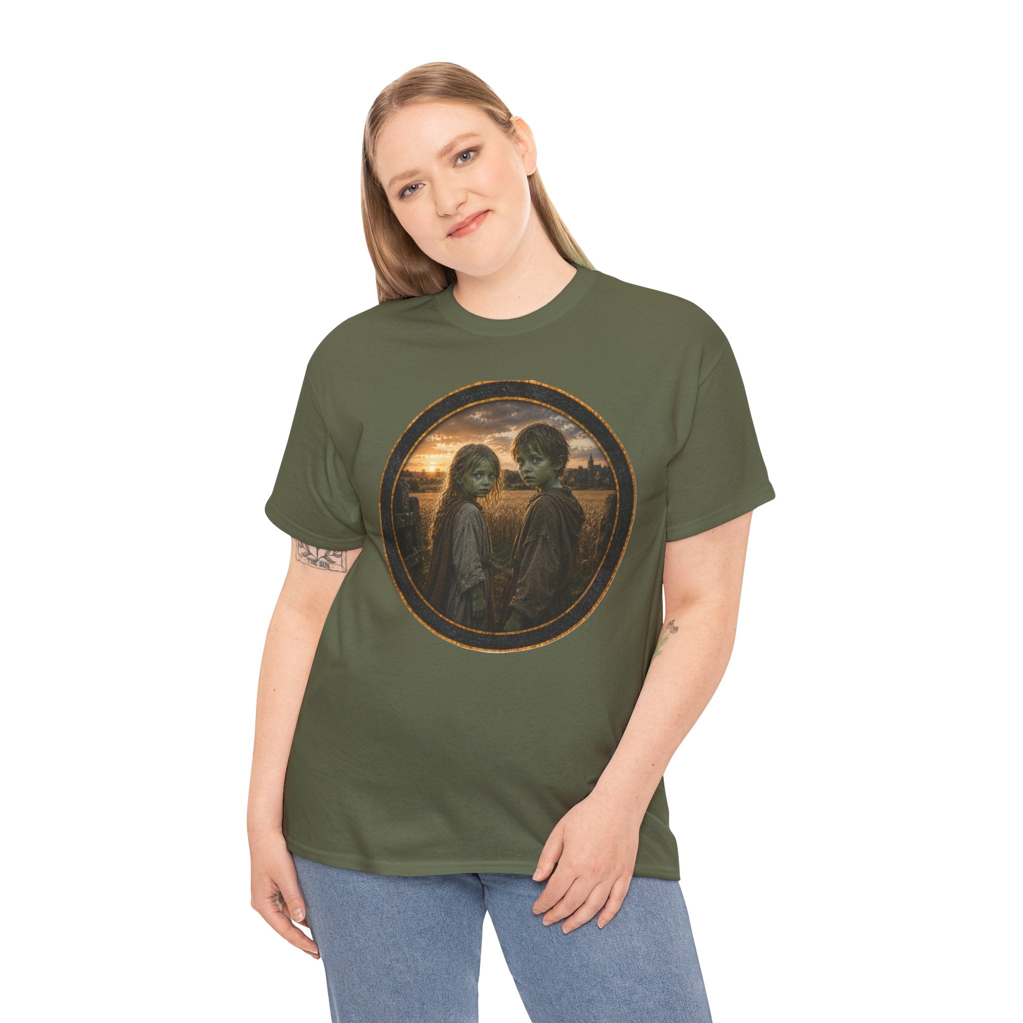 The Green Children of Woolpit Tee - Medieval English Legend Tee