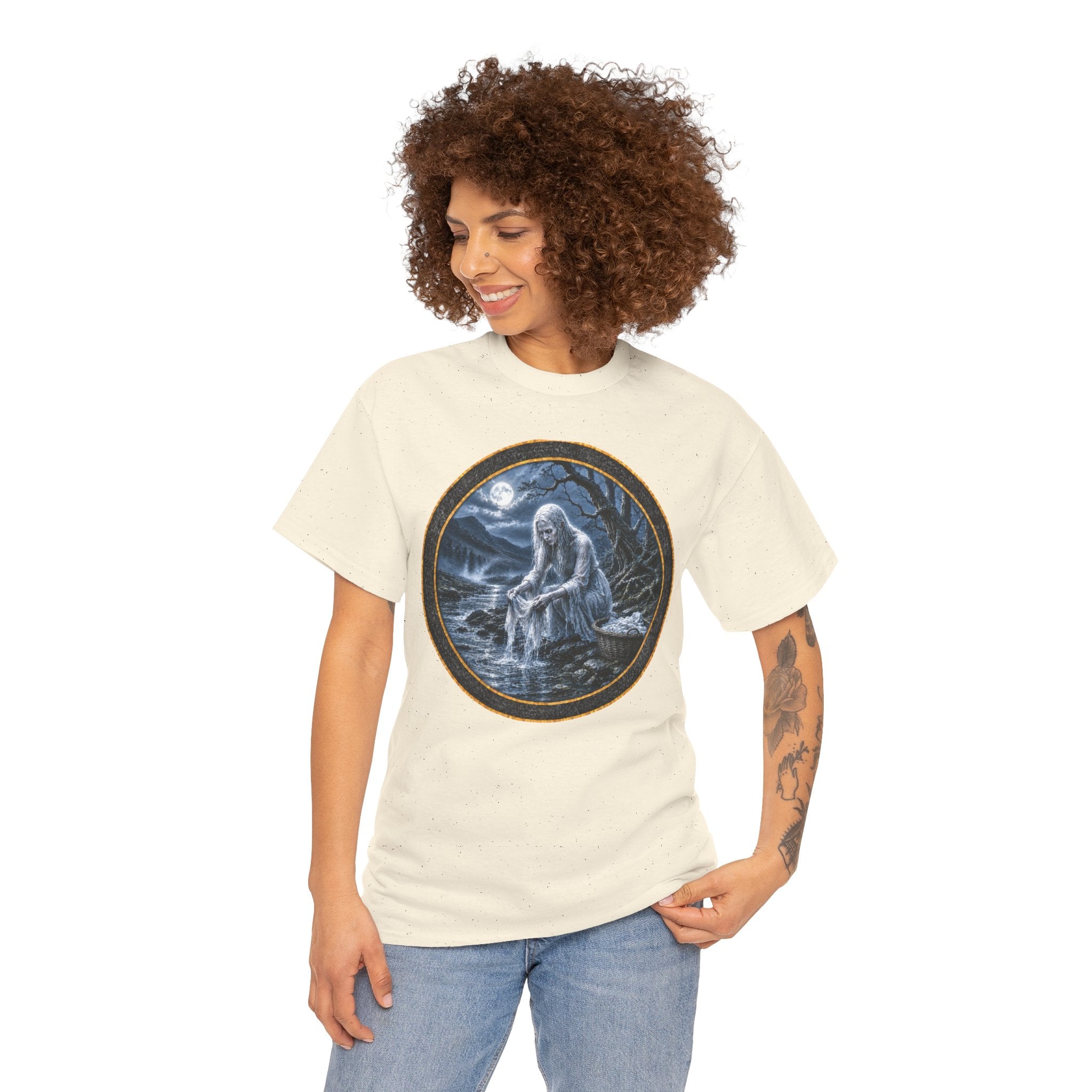 The Bean Nighe - Moonlight T-Shirt — Mystical Ocean Fantasy Tee