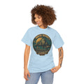 Orbital Outpost 9 Last Stop Before Forever Retro Sci-Fi T-Shirt | Starways Comics Issue 12 | Vintage Space Station Astronaut Graphic Tee | Classic Space Age Comic Art