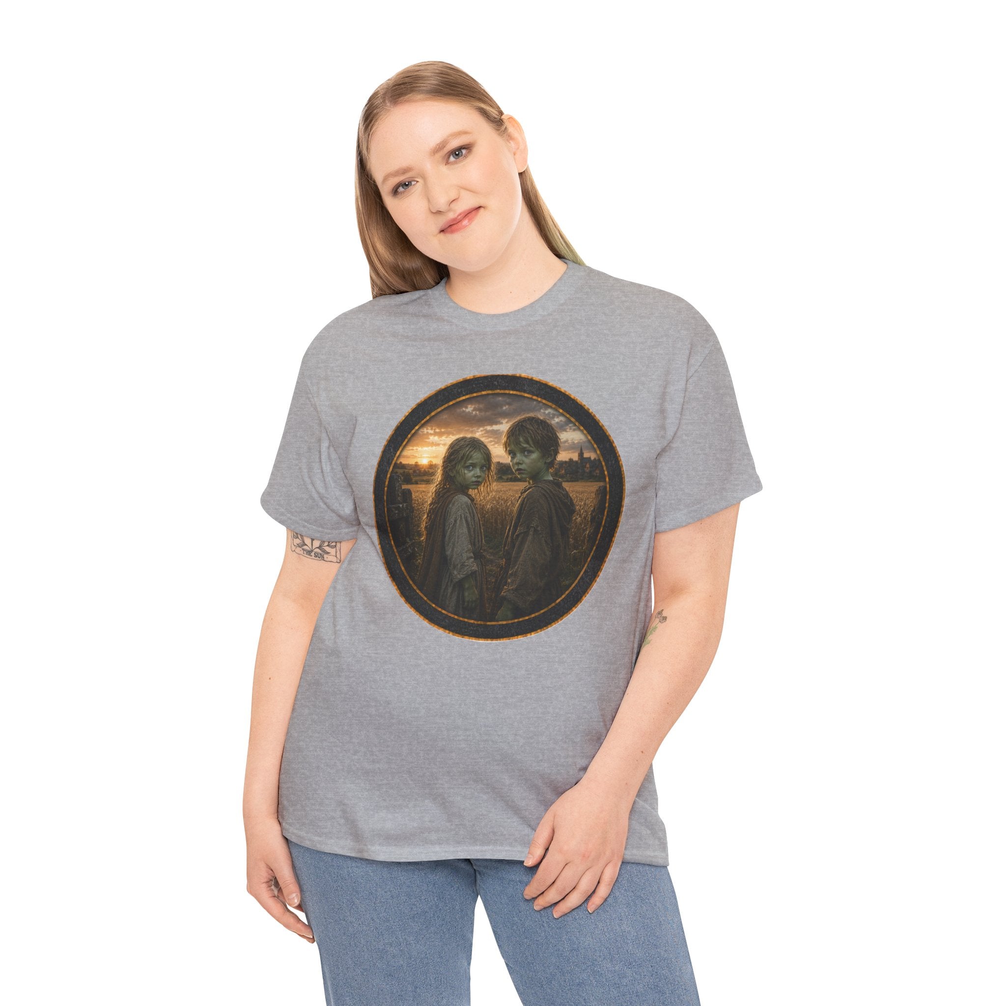 The Green Children of Woolpit Tee - Medieval English Legend Tee