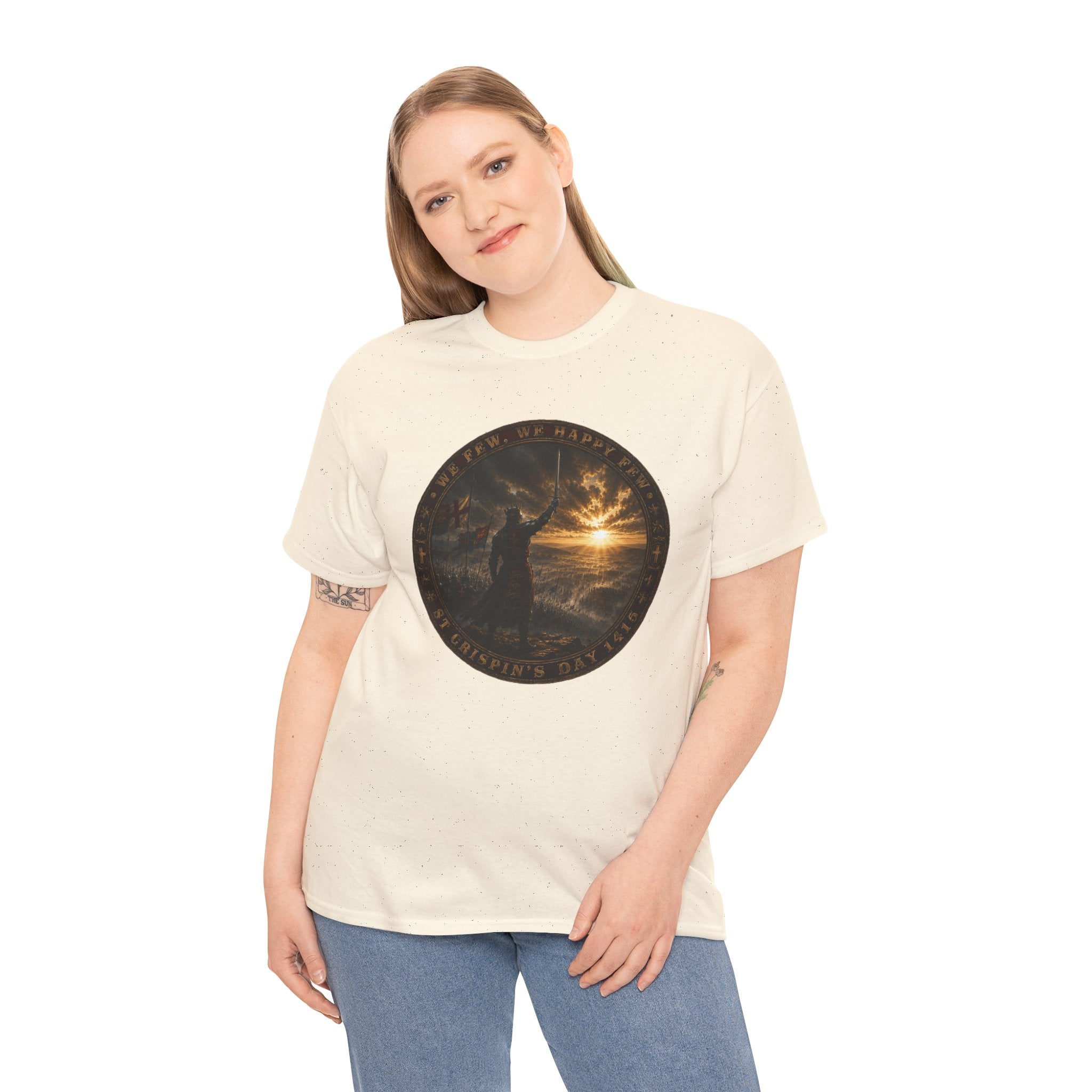 We Few We Happy Few — Henry V Agincourt 1415 Graphic T-Shirt