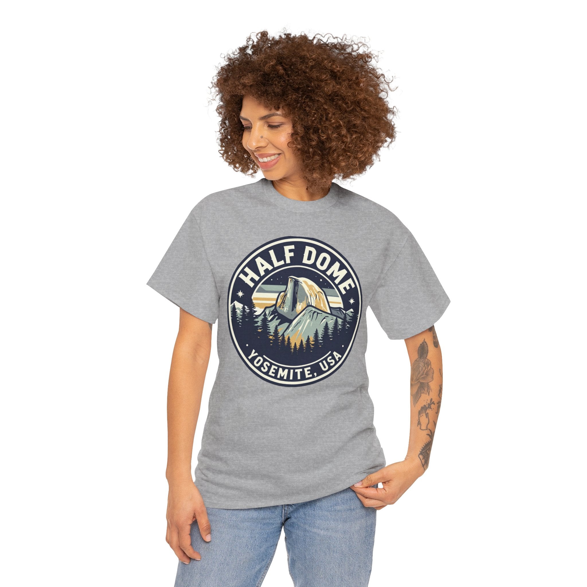 Half Dome Yosemite T-Shirt — Vintage National Park Tee