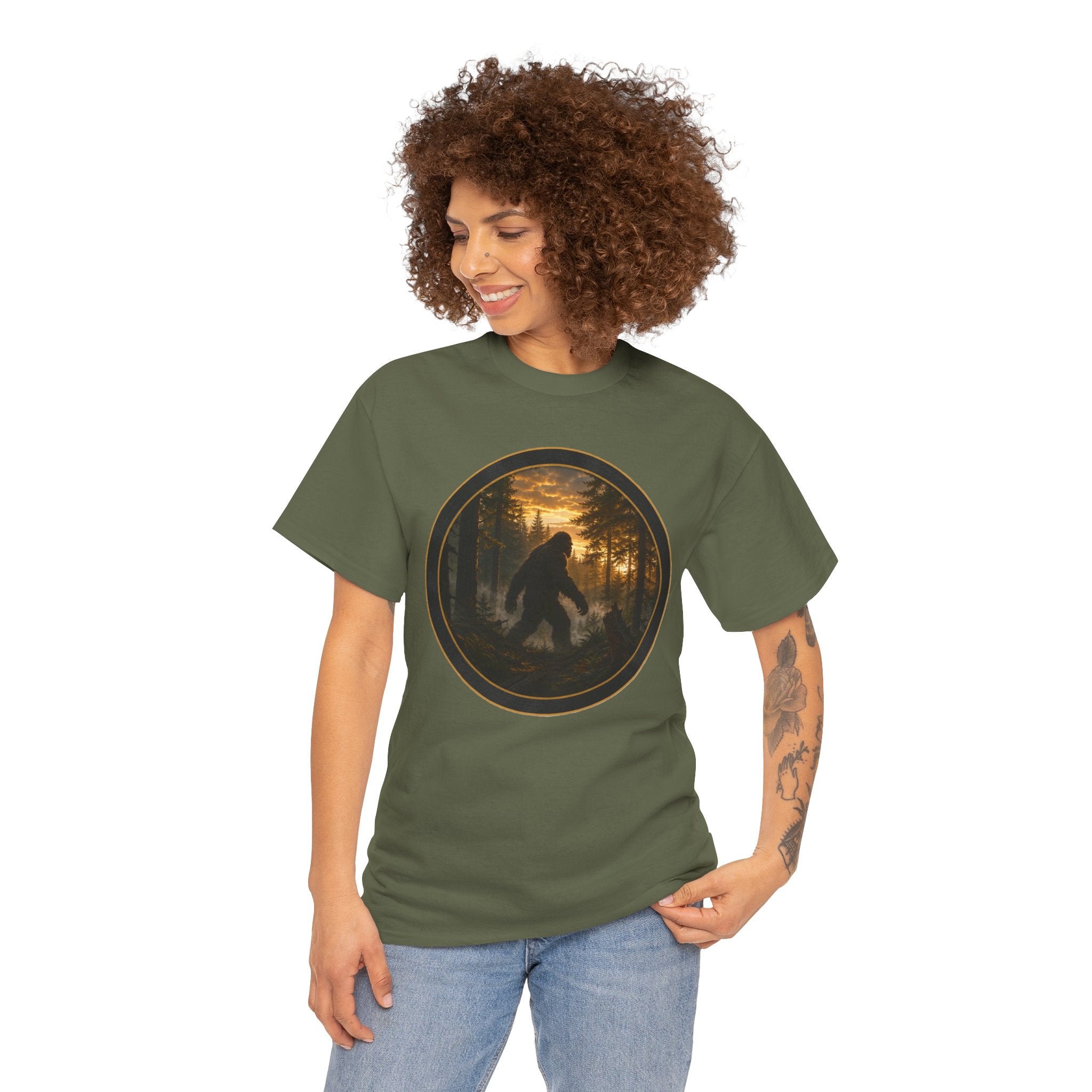 Still Out There – Bigfoot Sasquatch Forest Graphic T-Shirt