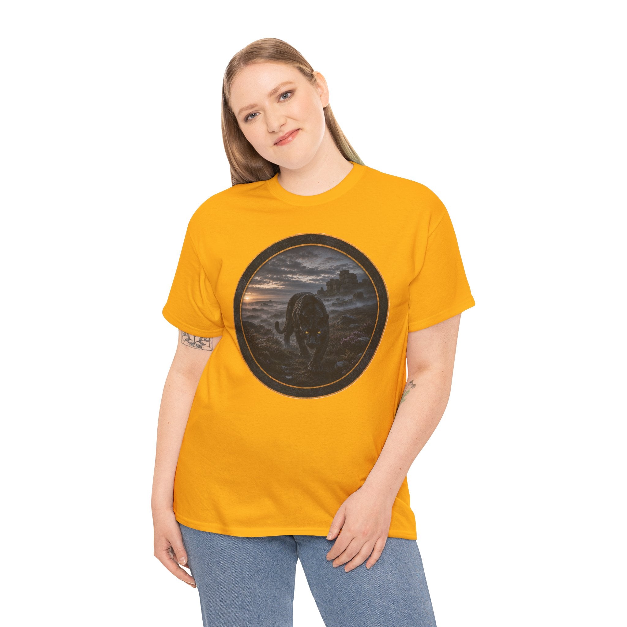 The Beast of Bodmin Moor T‑Shirt — Dark Night - Still out there Graphic Tee