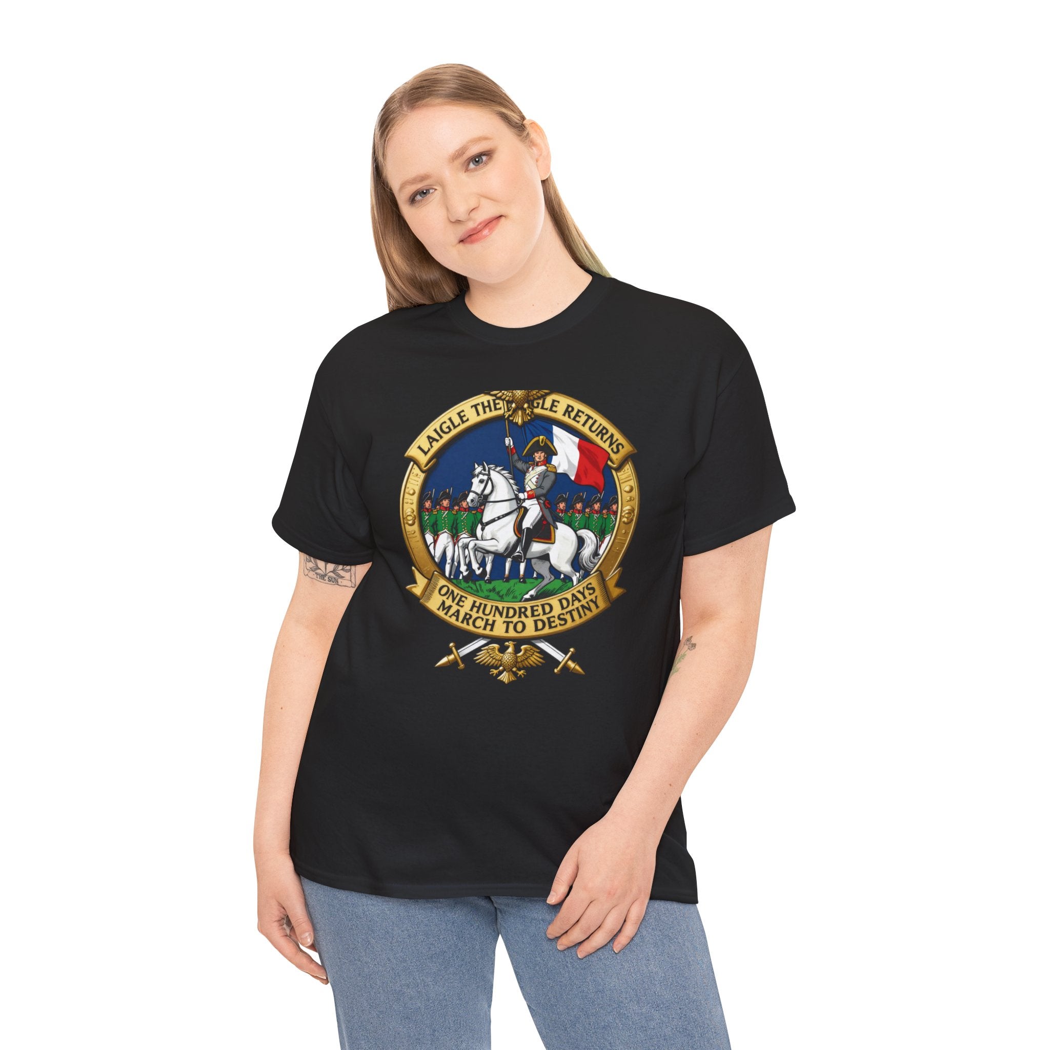 La Belle Alliance — June 18th 1815 T-Shirt | Where Enemies Became Allies | Wellington & Blücher Waterloo Meeting | Napoleonic Wars Heritage Graphic Tee