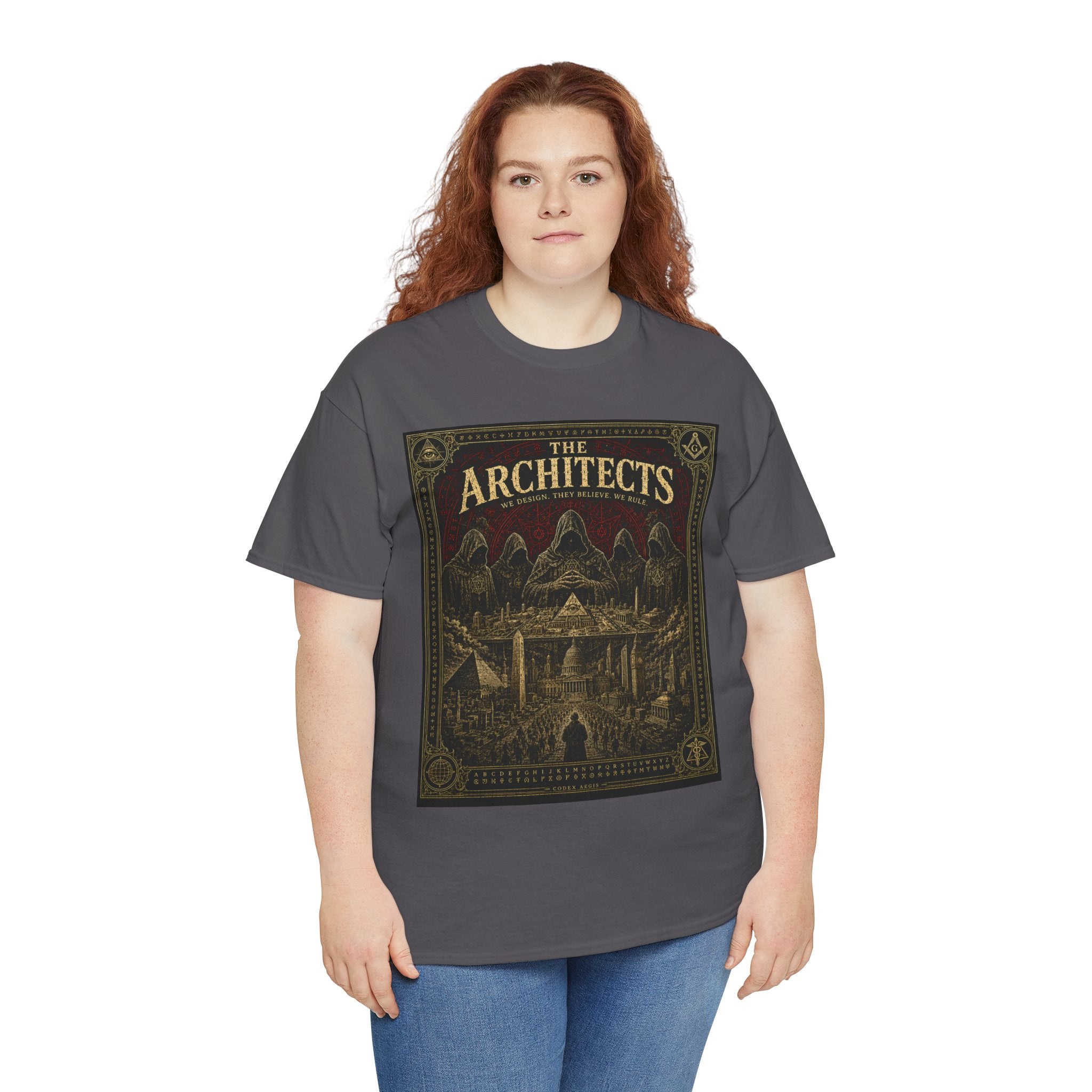 The Architects – Illuminati Freemason New World Order Conspiracy Graphic T-Shirt