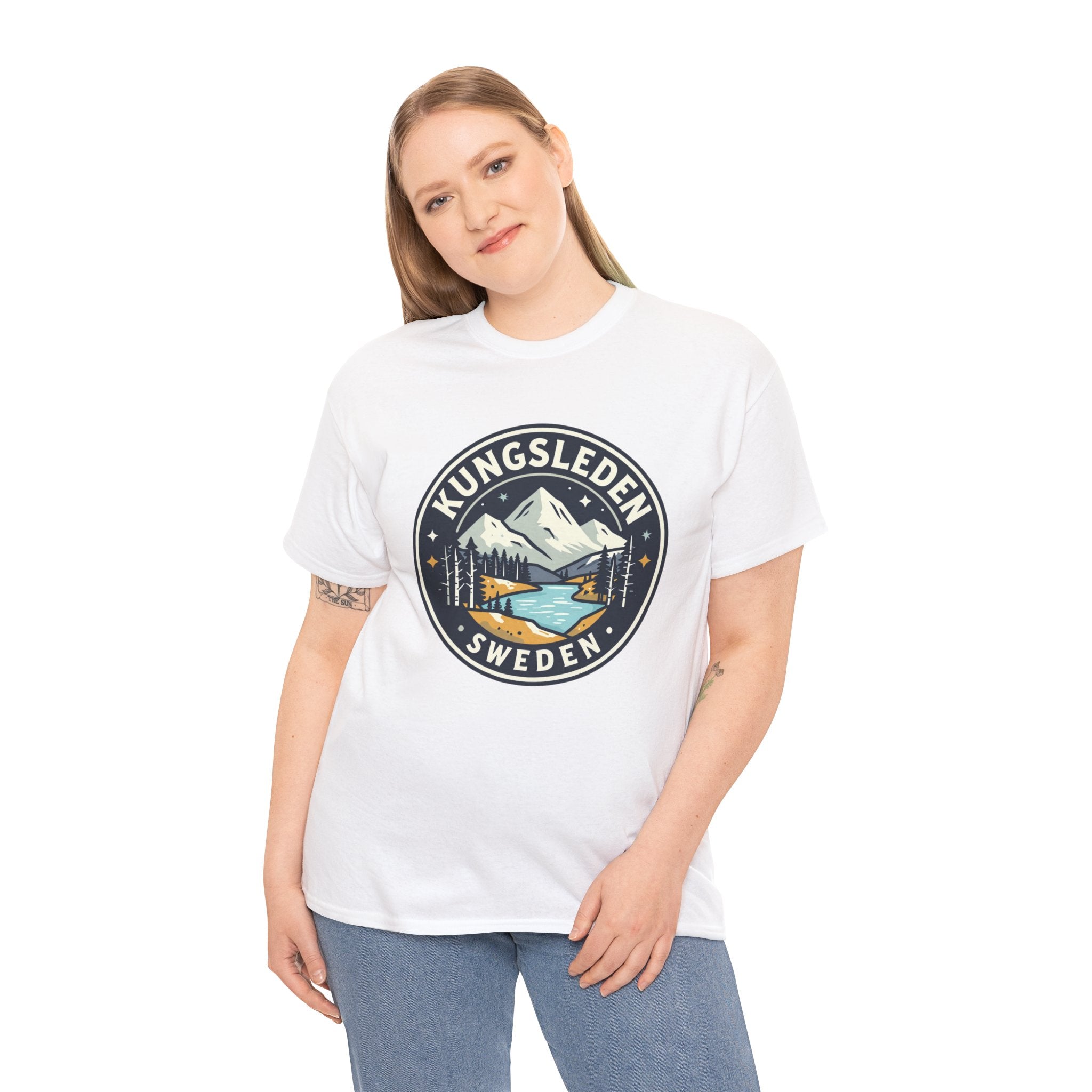 Kungsleden Sweden Hiking Badge T-Shirt
