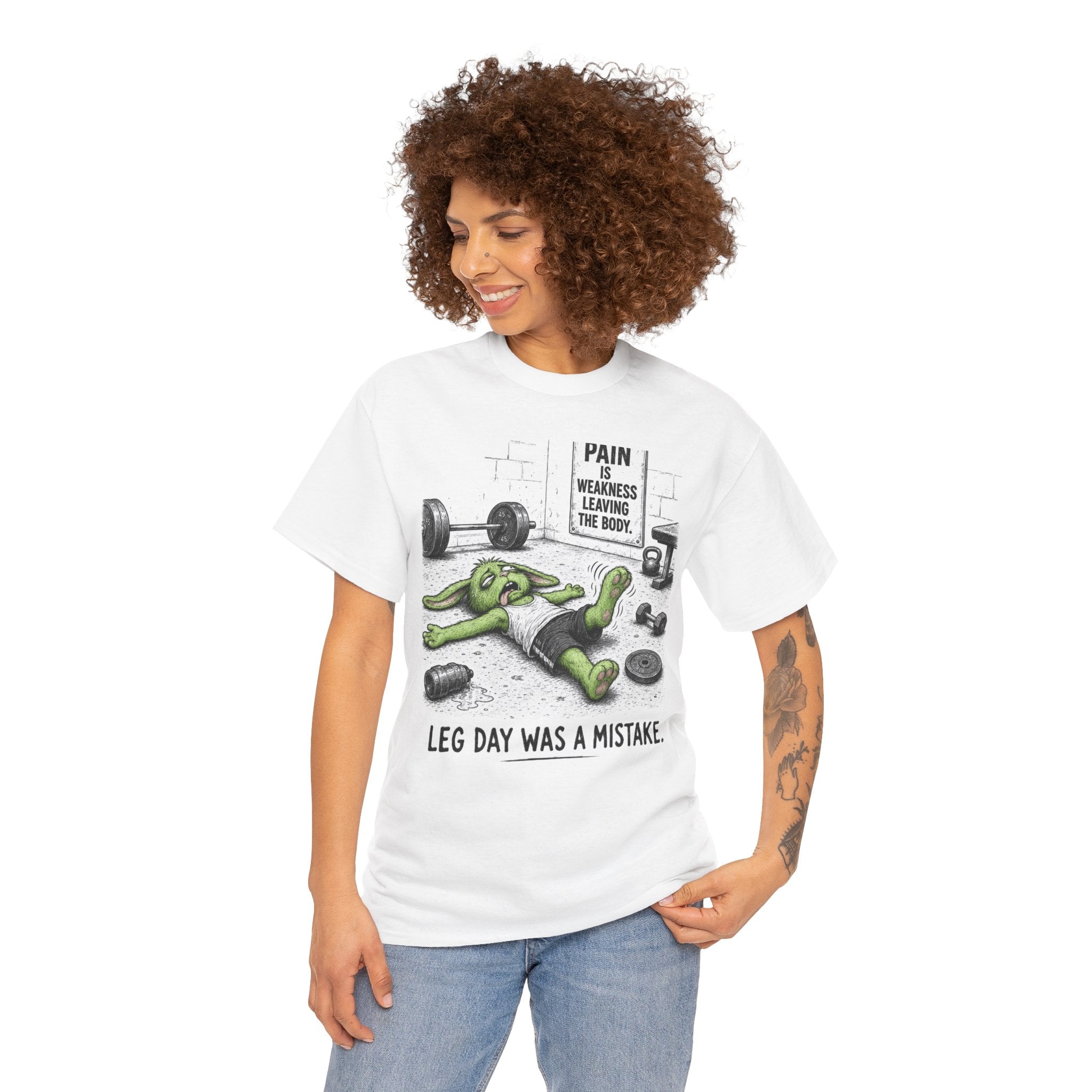 Leg Day Was a Mistake Gym T‑Shirt