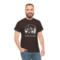 Camping Night T‑Shirt – 'Let's Go Live' Tent & Mountain Illustration