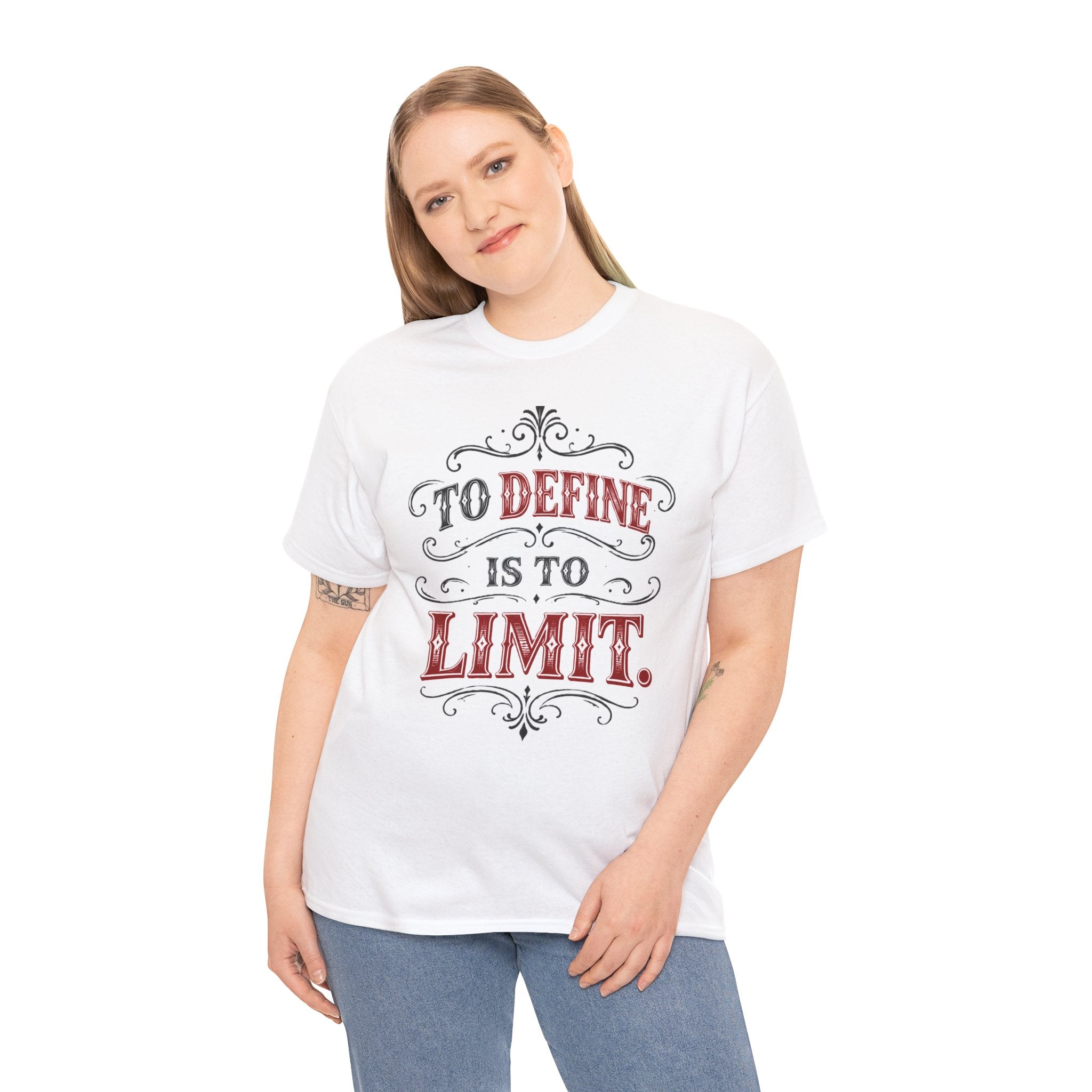 To Define Is To Limit T-Shirt | Oscar Wilde Quote Tee | Unisex Vintage Victorian Typography