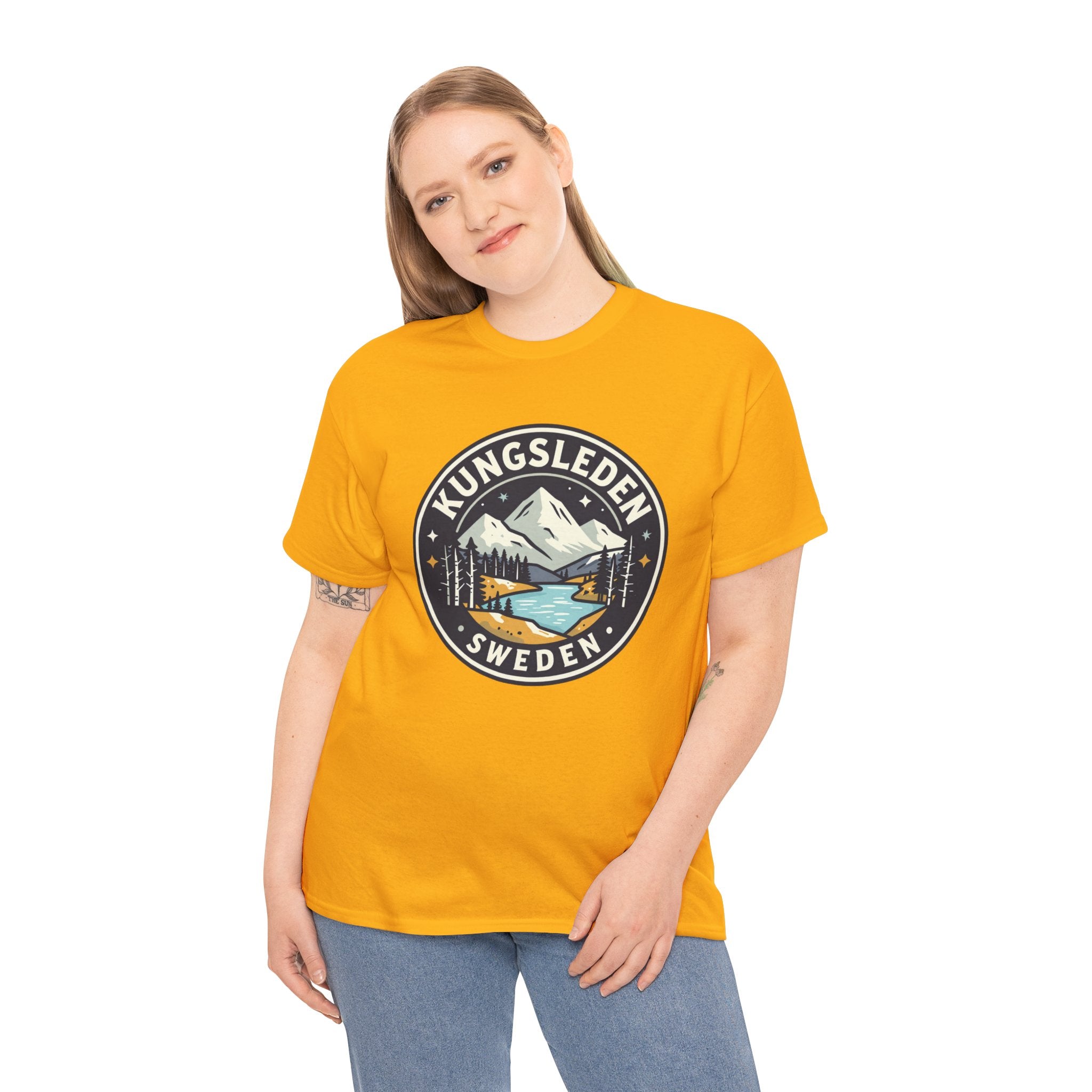 Kungsleden Sweden Hiking Badge T-Shirt