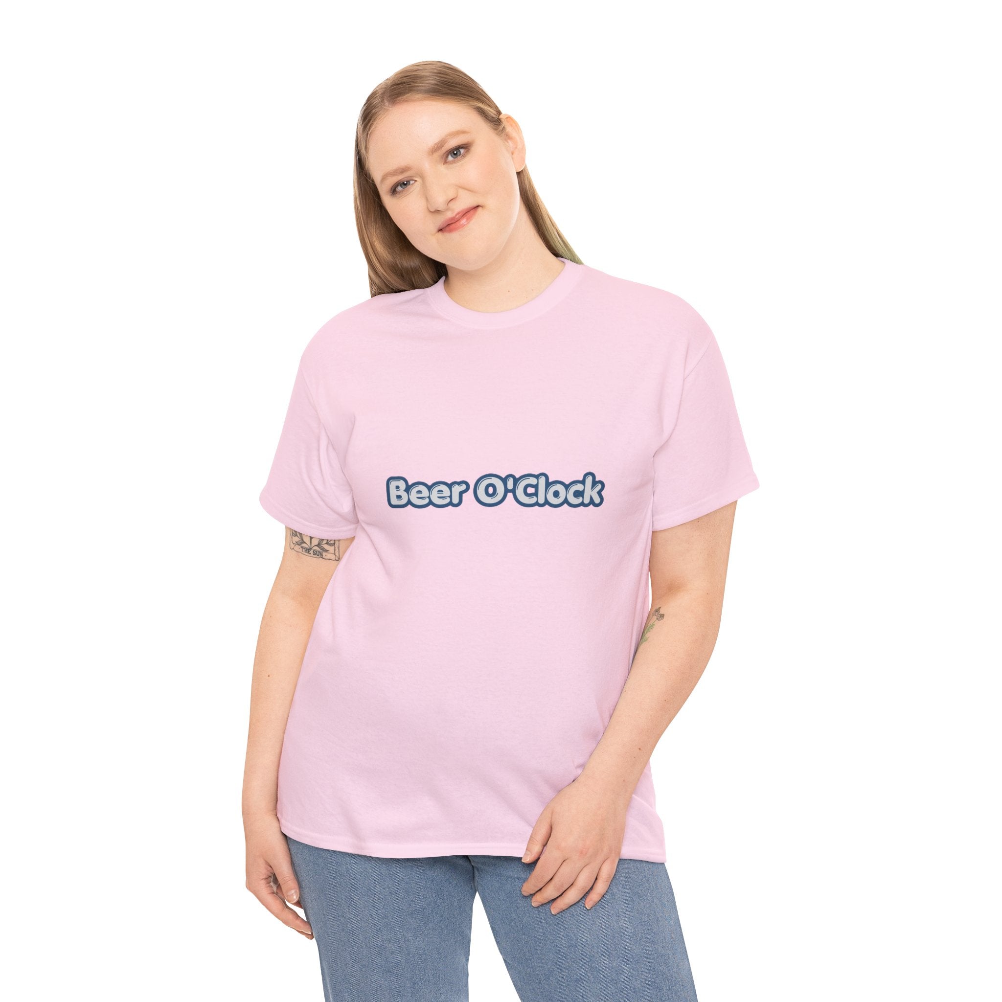 Beer O'Clock T-Shirt | Funny Beer Lover Tee | Humorous Drinking Graphic T-Shirt | Gift for Beer Fans