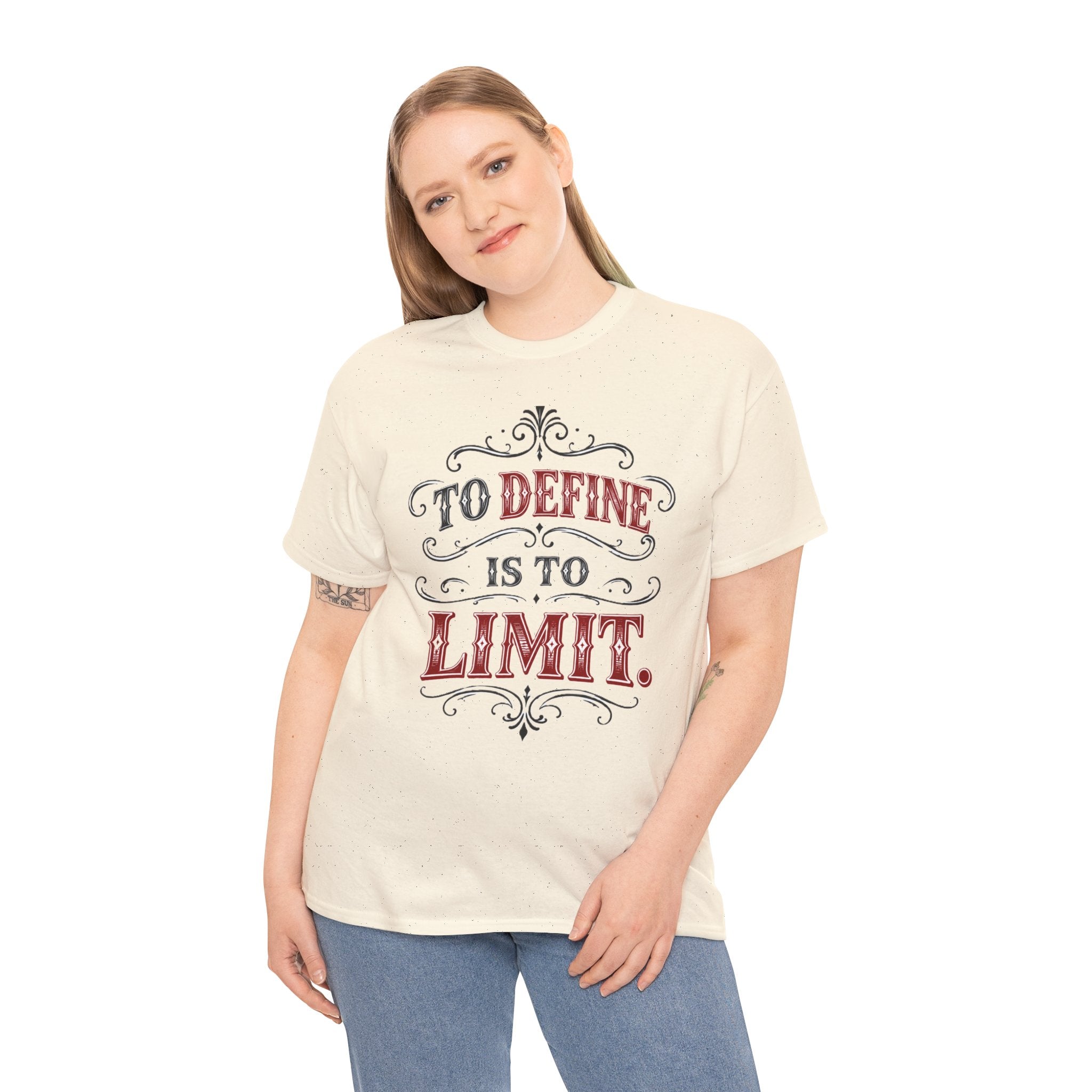 To Define Is To Limit T-Shirt | Oscar Wilde Quote Tee | Unisex Vintage Victorian Typography