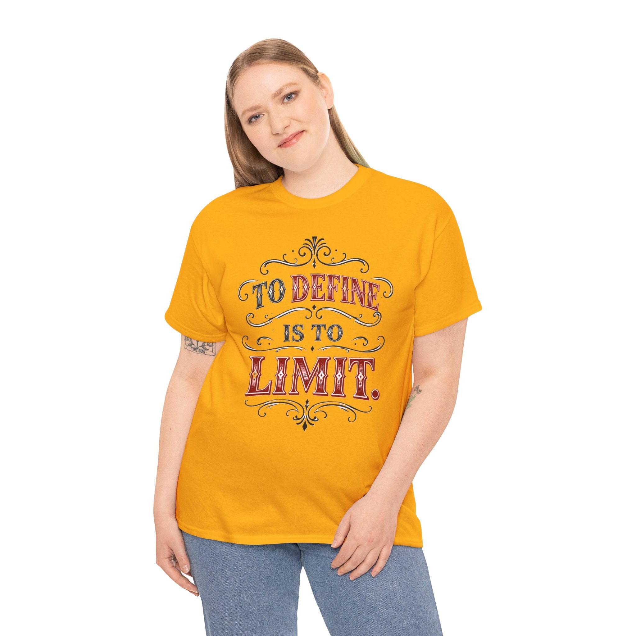 To Define Is To Limit T-Shirt | Oscar Wilde Quote Tee | Unisex Vintage Victorian Typography