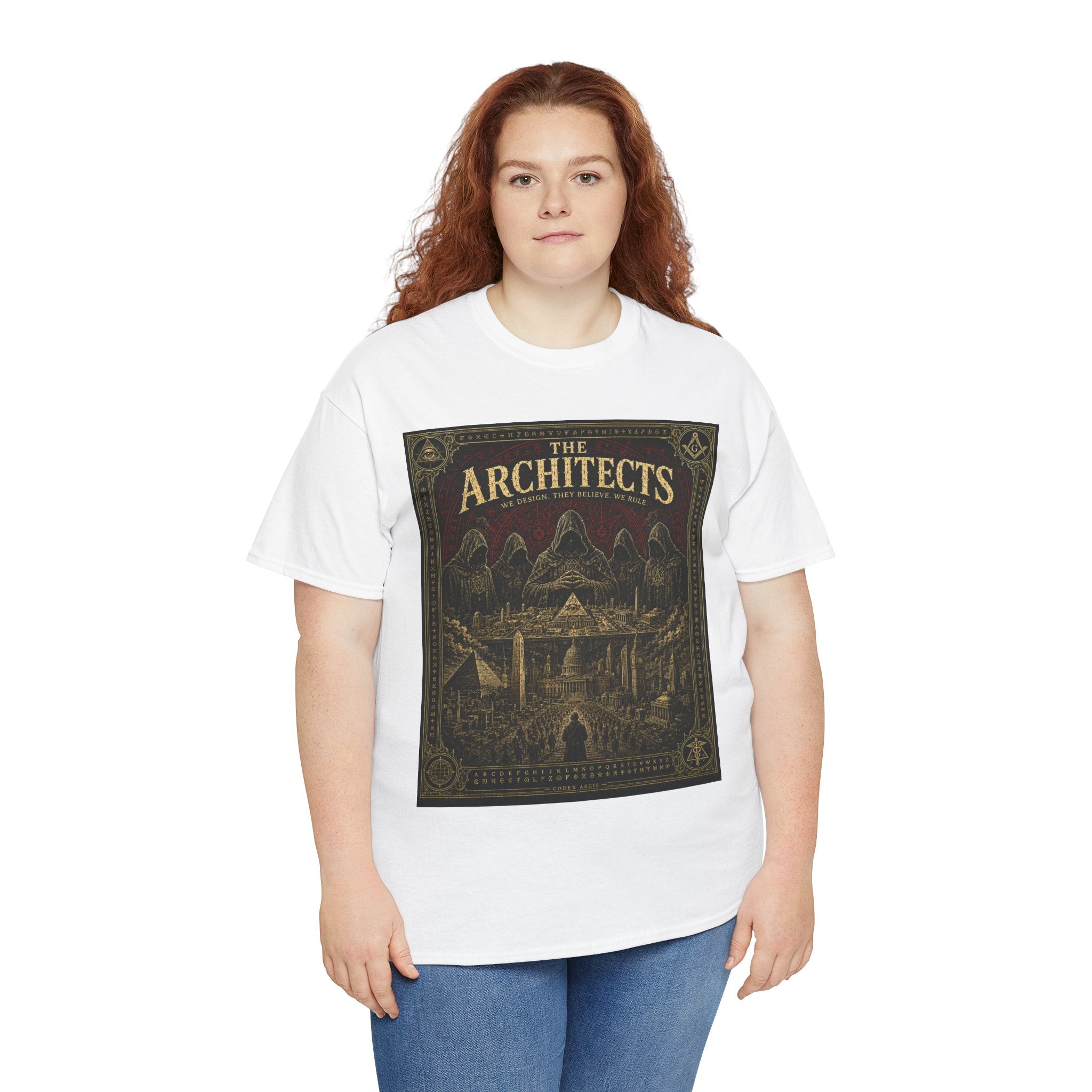 The Architects – Illuminati Freemason New World Order Conspiracy Graphic T-Shirt
