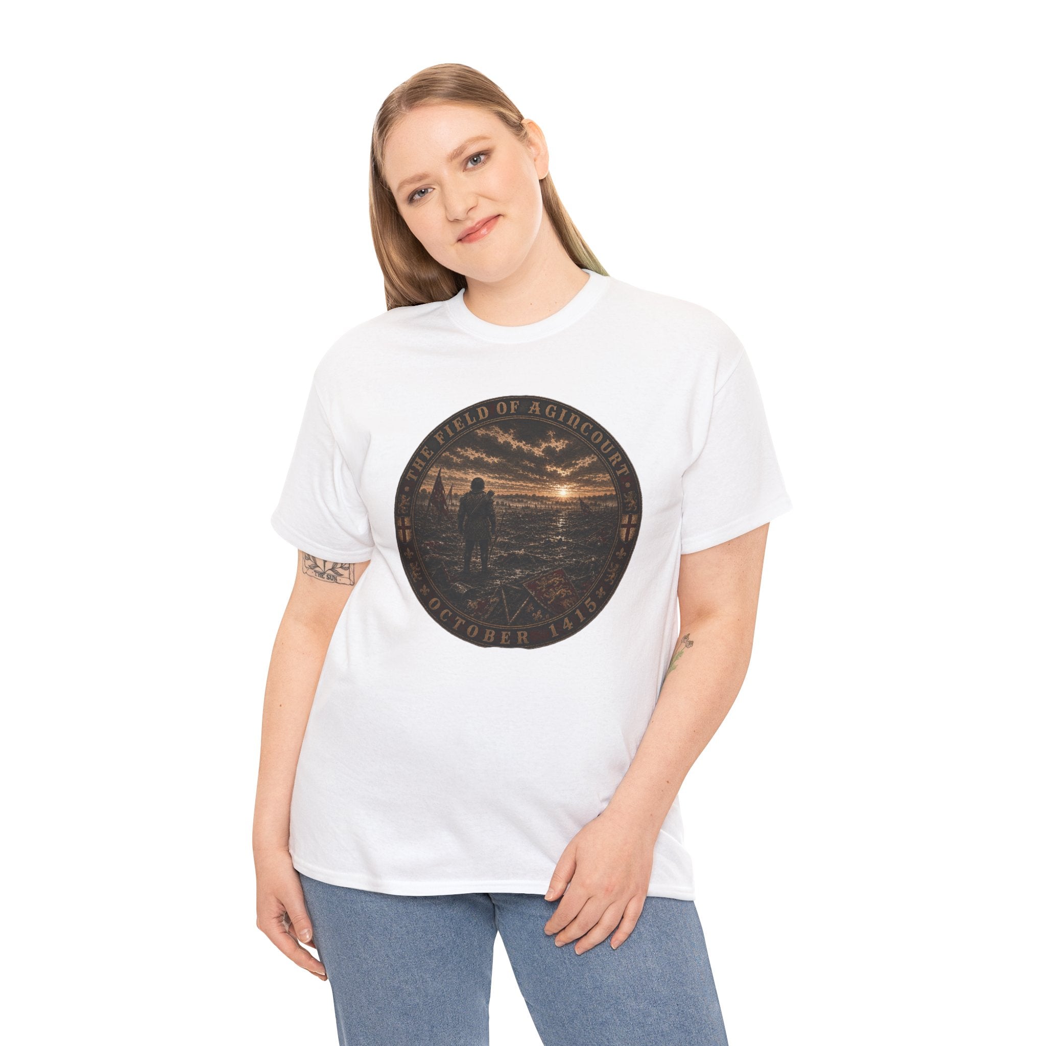 Sunset Cityscape Tee — "We Are the Against Our Own Rules" Graphic T-Shirt