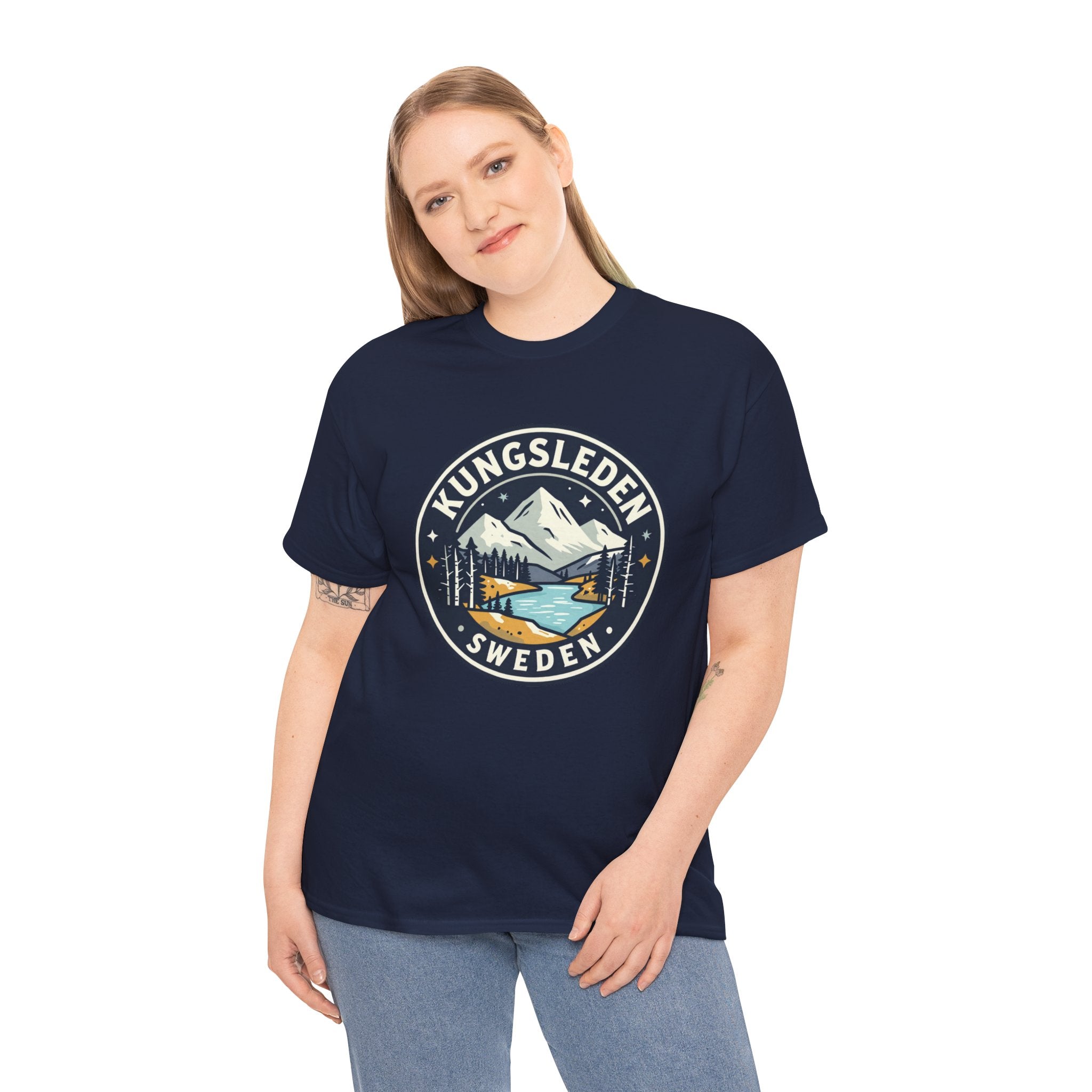 Kungsleden Sweden Hiking Badge T-Shirt