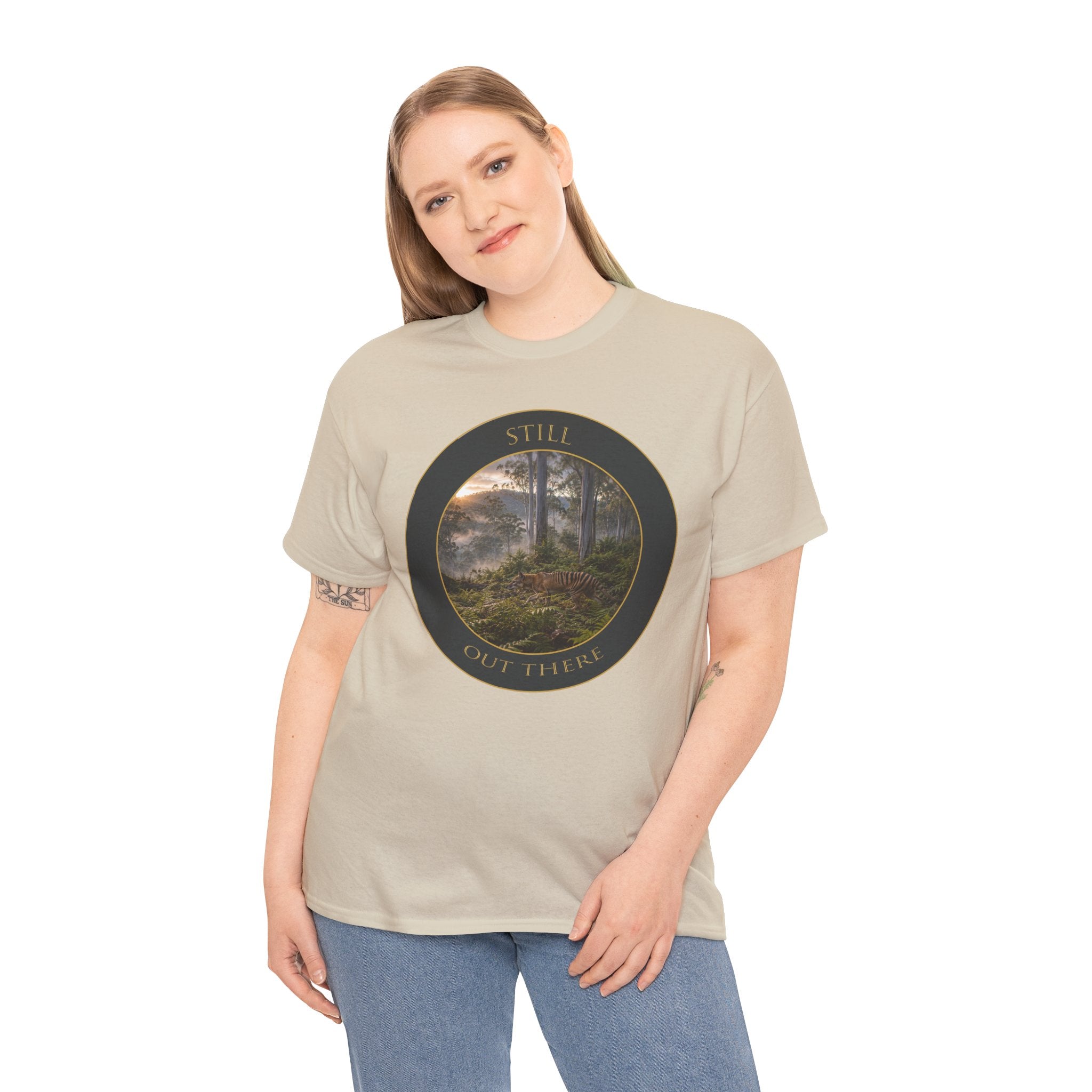 Thylacine "Still Out There" T-Shirt | Tasmanian Tiger Sighting Tee