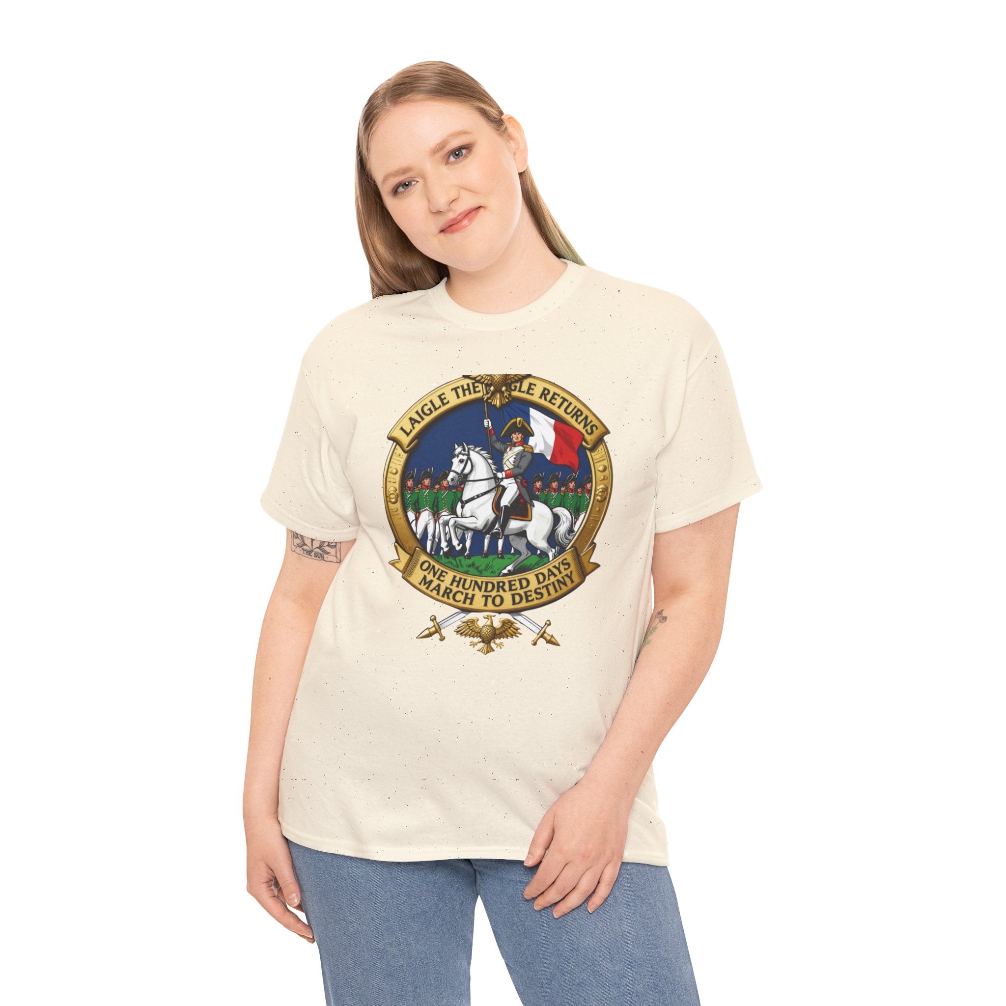 La Belle Alliance — June 18th 1815 T-Shirt | Where Enemies Became Allies | Wellington & Blücher Waterloo Meeting | Napoleonic Wars Heritage Graphic Tee
