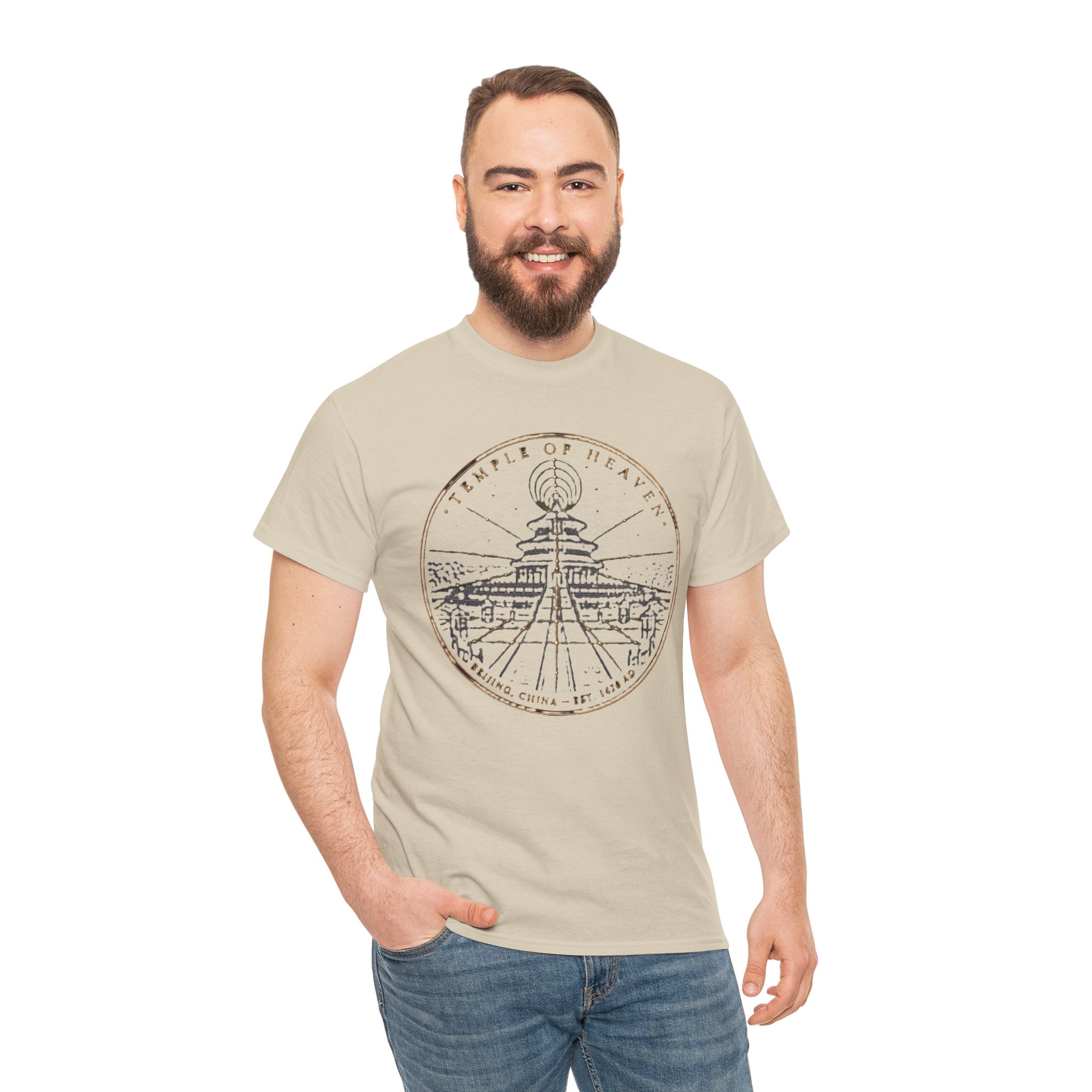 Temple of Heaven T-Shirt | Ancient Chinese Imperial Sacred Site Beijing Design | Chinese Heritage Graphic Tee | Sacred Sites T-Shirt