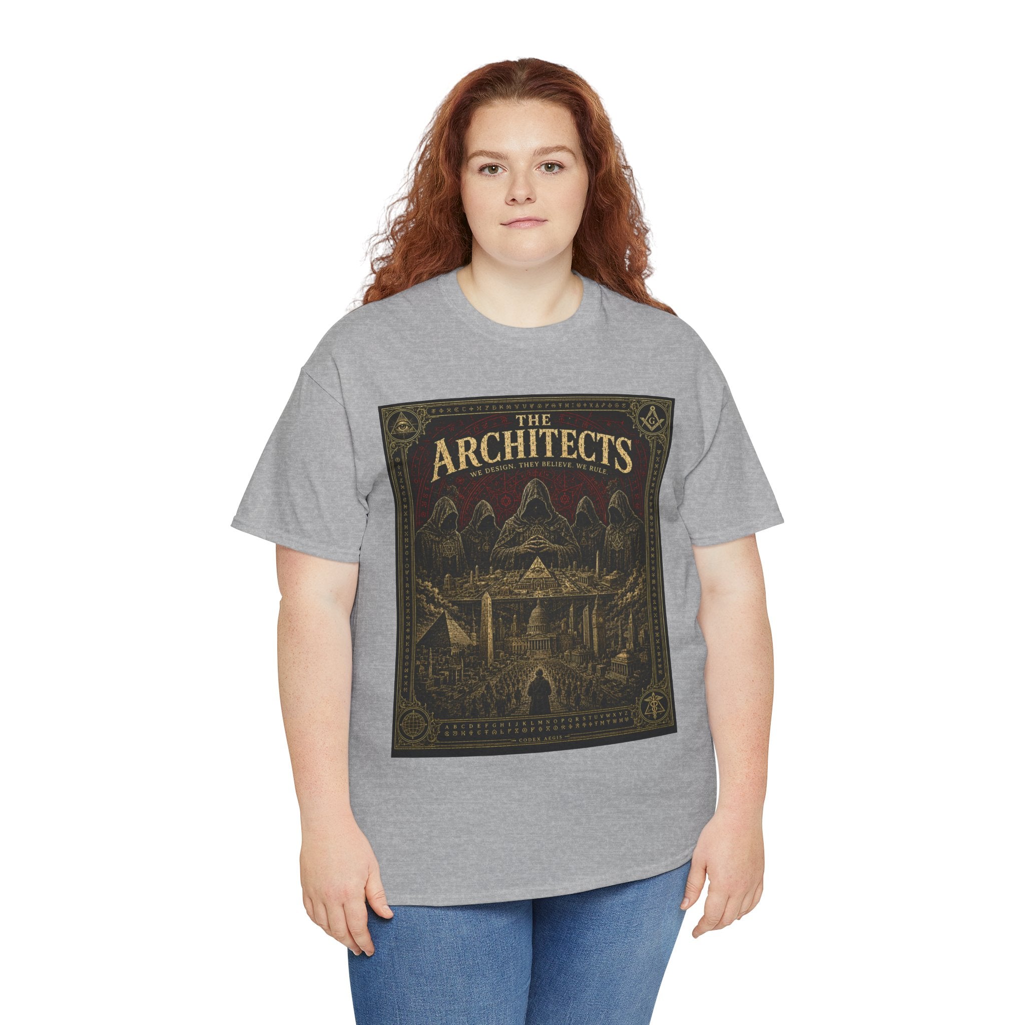 The Architects – Illuminati Freemason New World Order Conspiracy Graphic T-Shirt