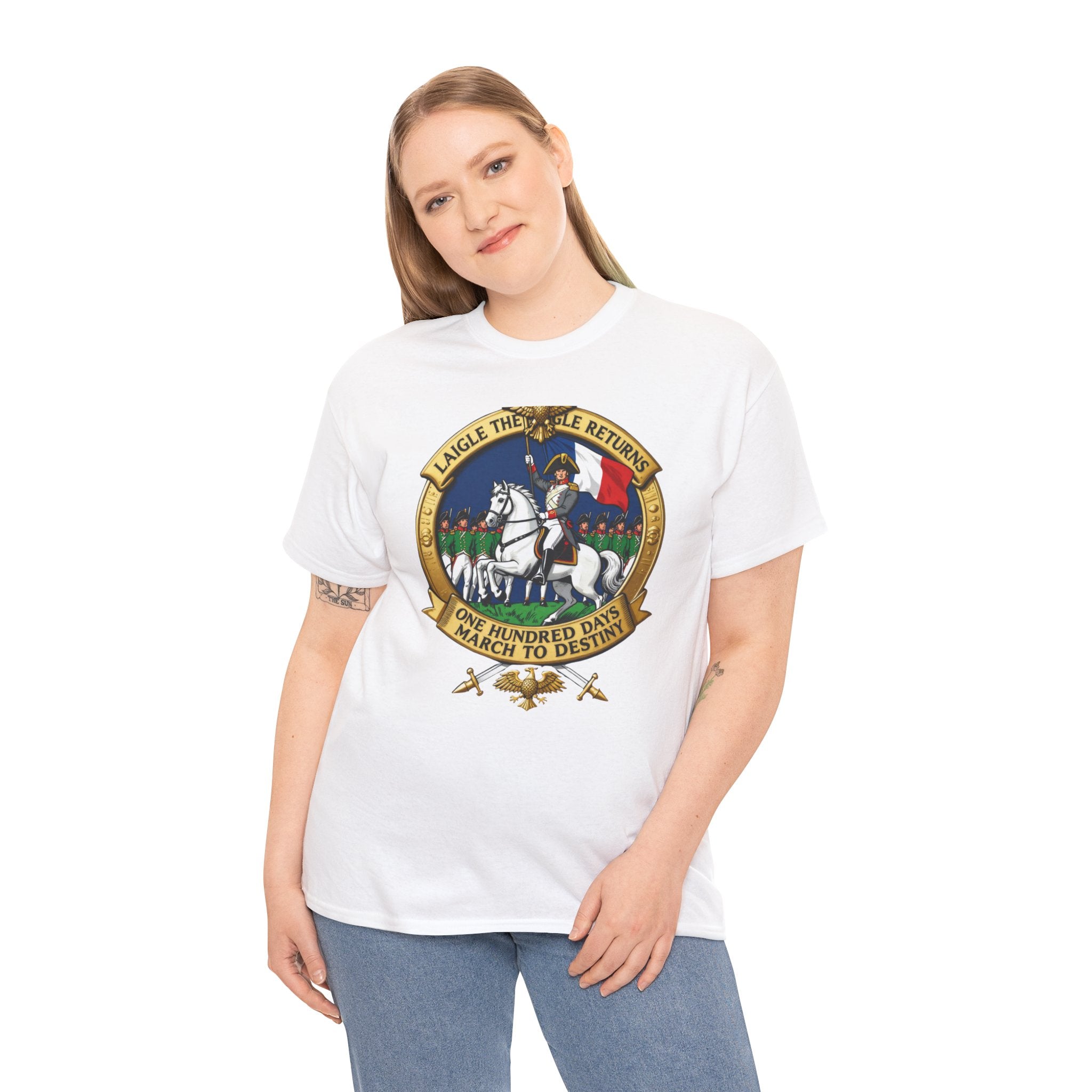 La Belle Alliance — June 18th 1815 T-Shirt | Where Enemies Became Allies | Wellington & Blücher Waterloo Meeting | Napoleonic Wars Heritage Graphic Tee