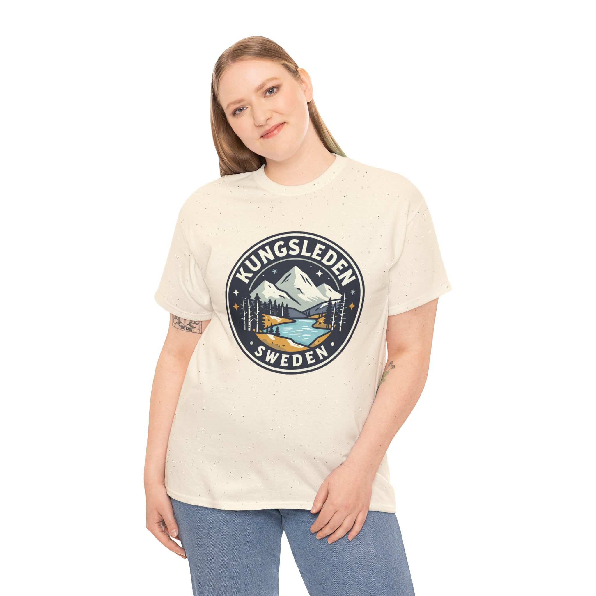 Kungsleden Sweden Hiking Badge T-Shirt