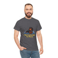 I Was Comfortable You Moved T-Shirt – Funny Dachshund Sofa Dog Side Eye | Sausage Dog Wiener Dog Graphic Tee