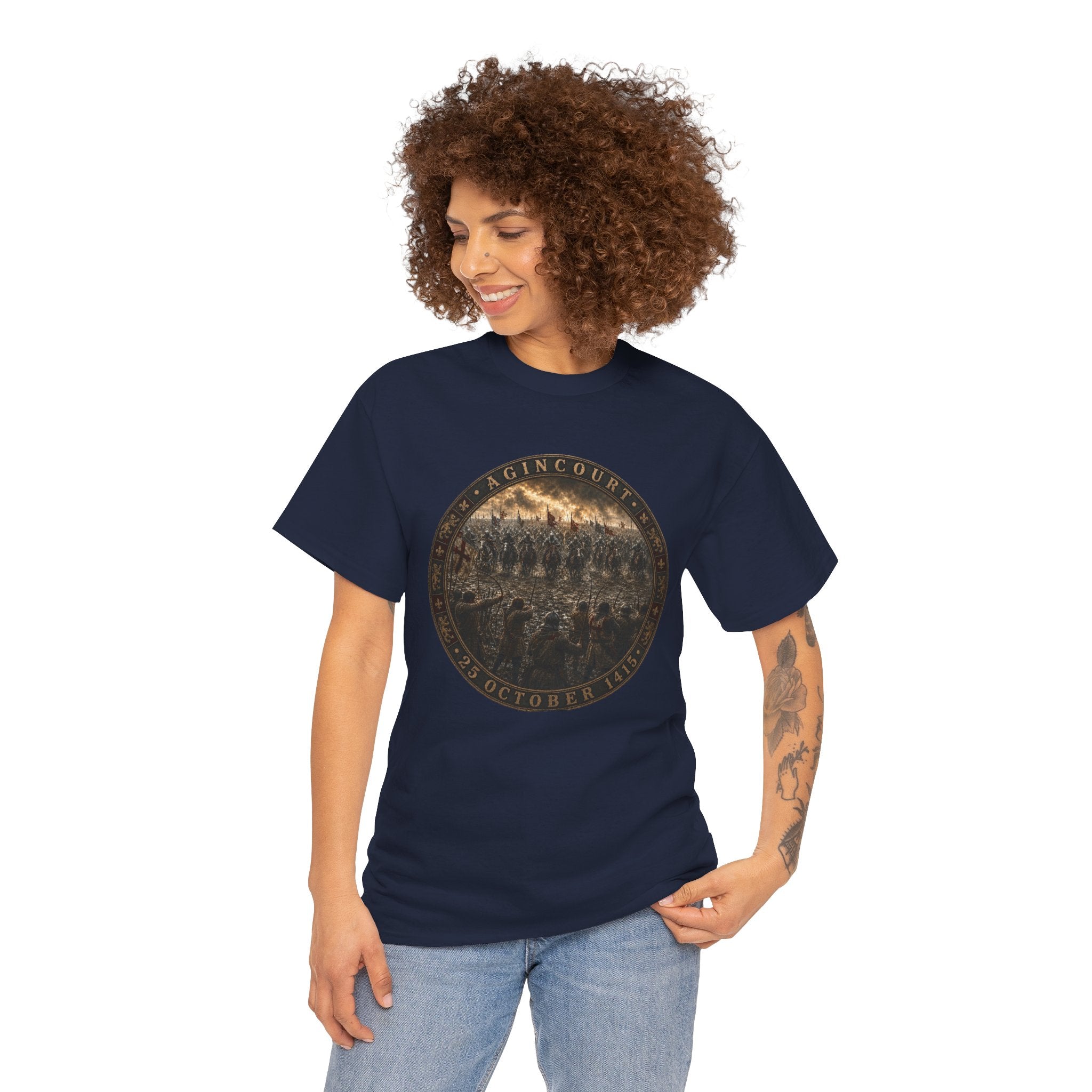 They Came in Their Thousands — Agincourt 1415 Graphic T-Shirt
